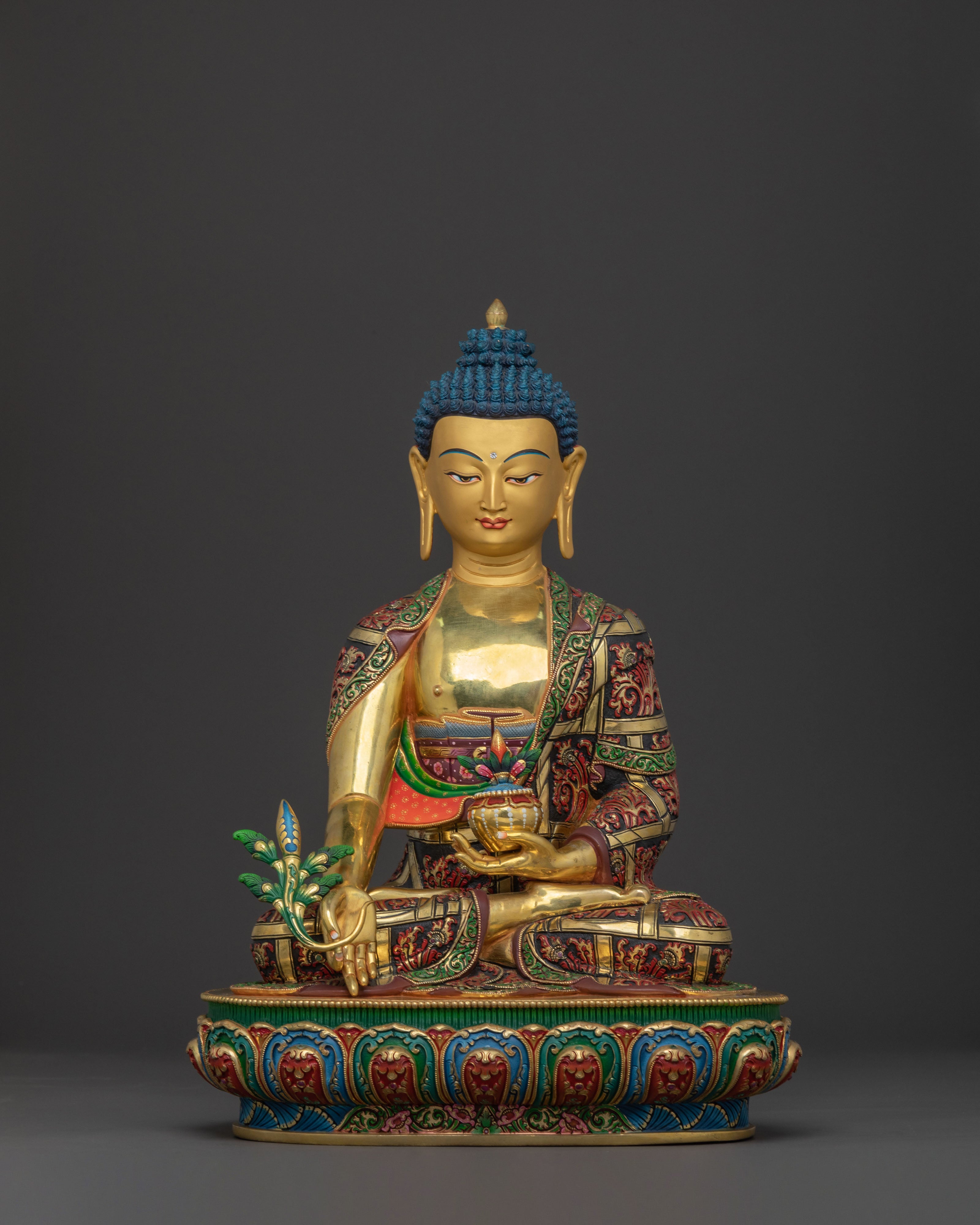 Medicine Buddha Blessing Statue | Healing Icon