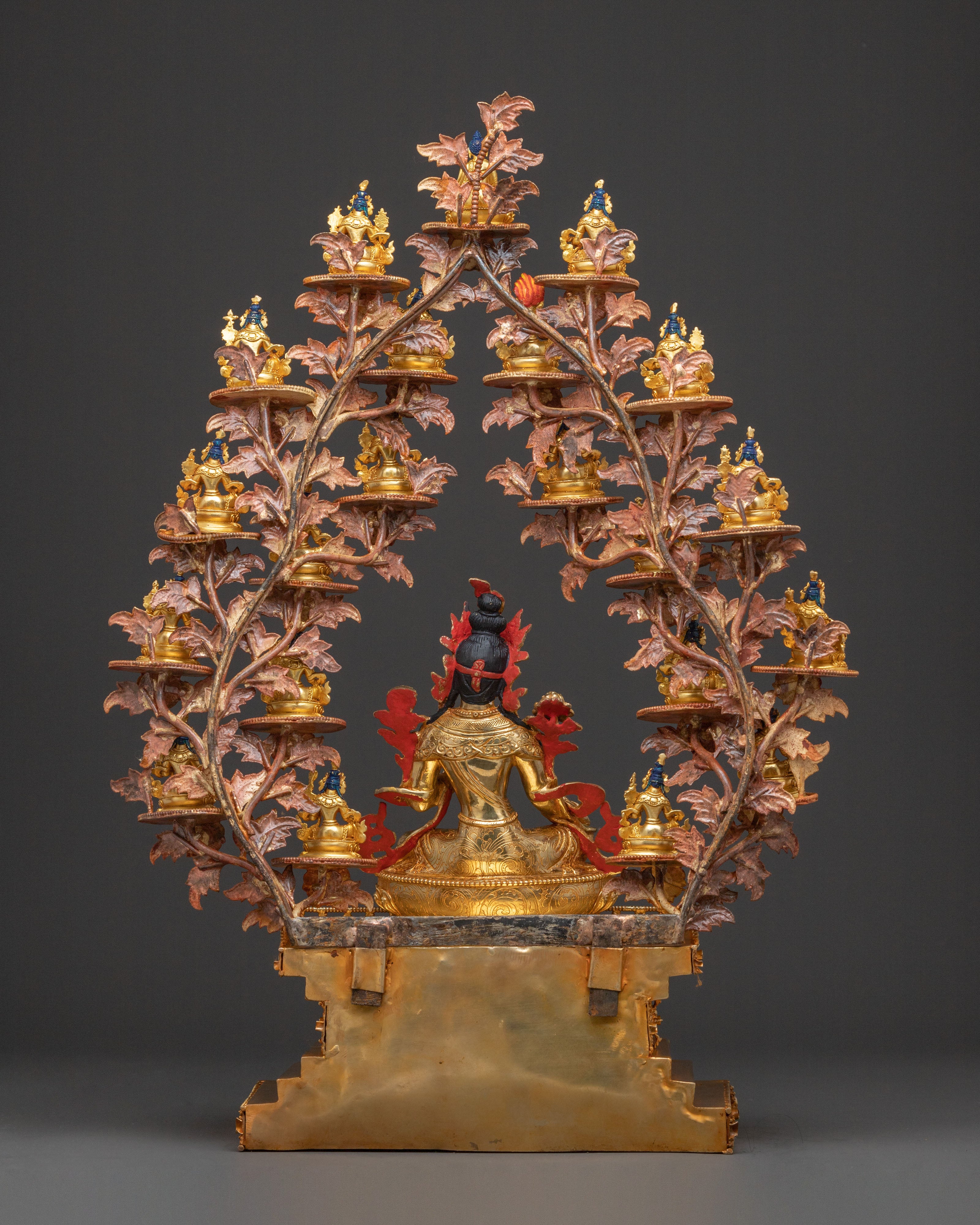 A Radiant 21 Tara Divine Statue Set