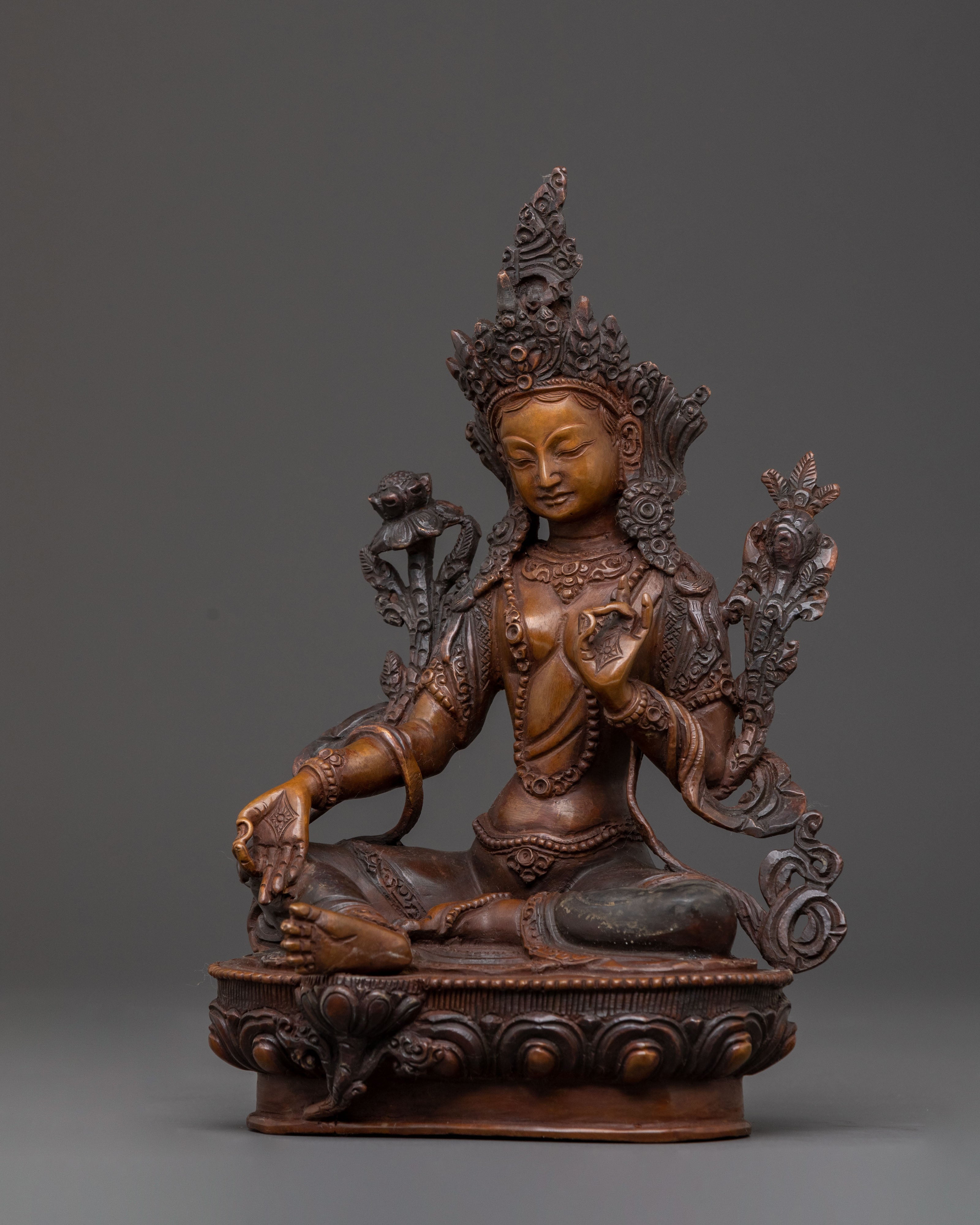 Green Tara Divine Figure | Blessing Statue