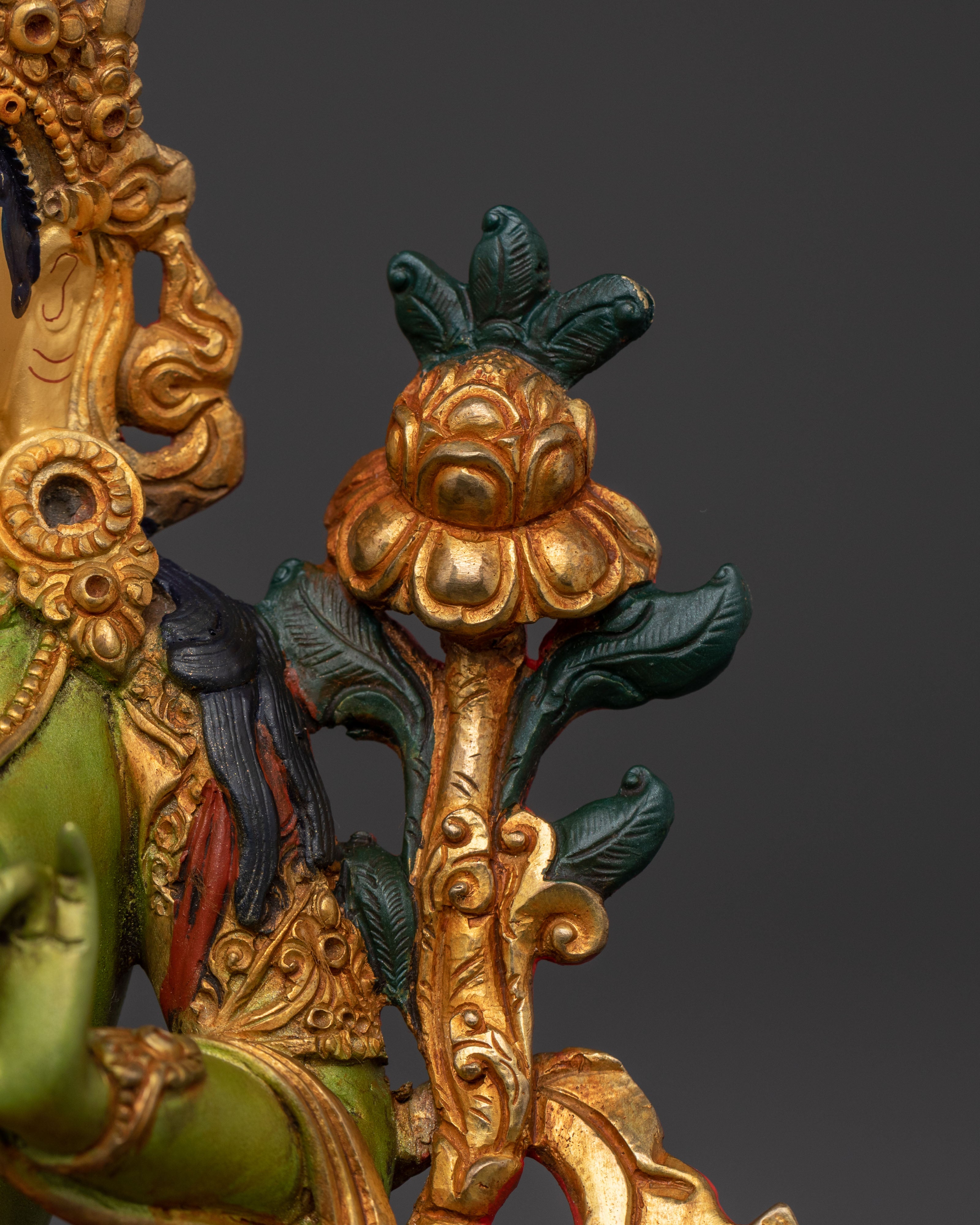 Green Tara Sacred Statue | Compassion Icon