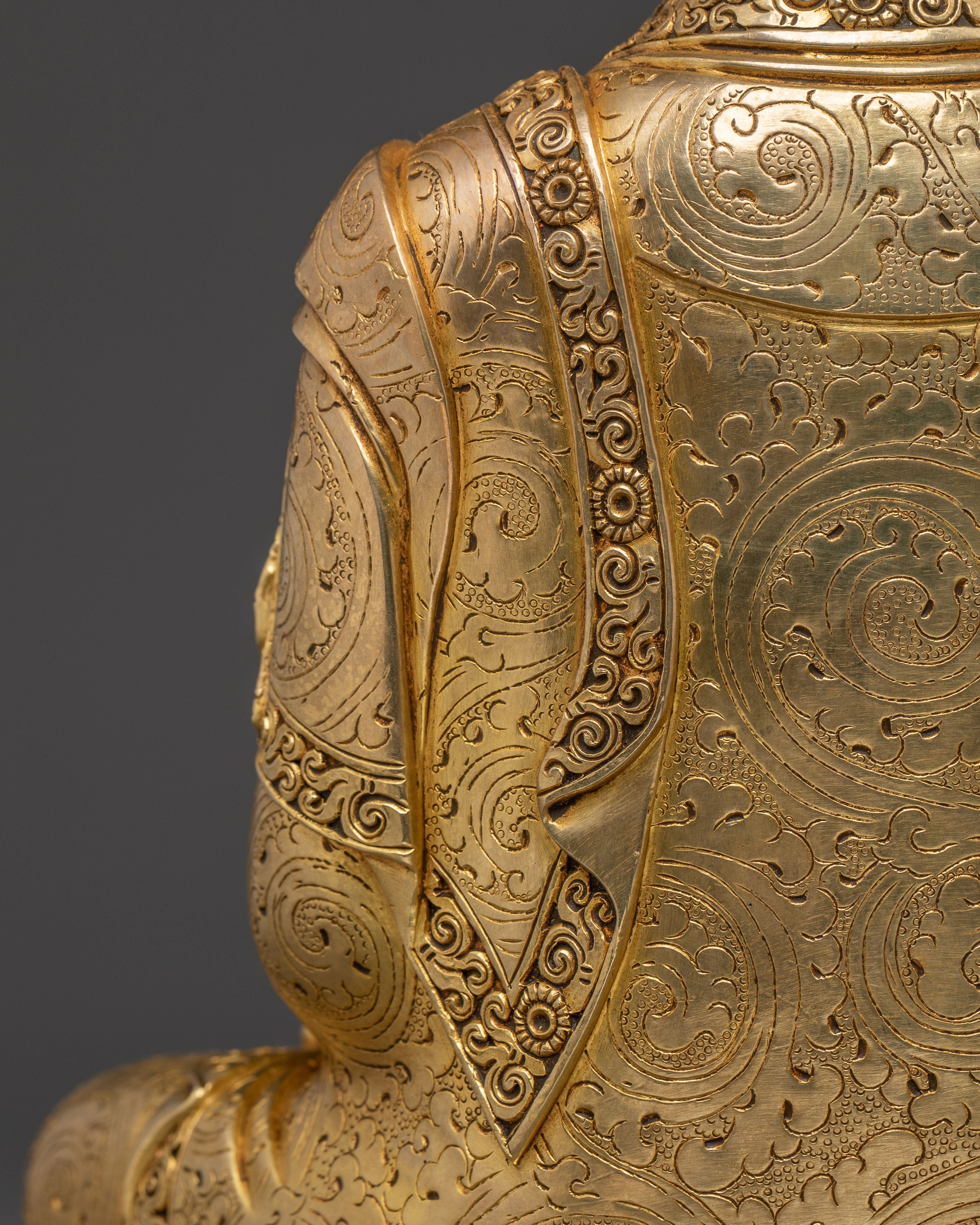 Handcrafted Nepalese Amitabha Buddha Statue | Traditional Himalayan Art