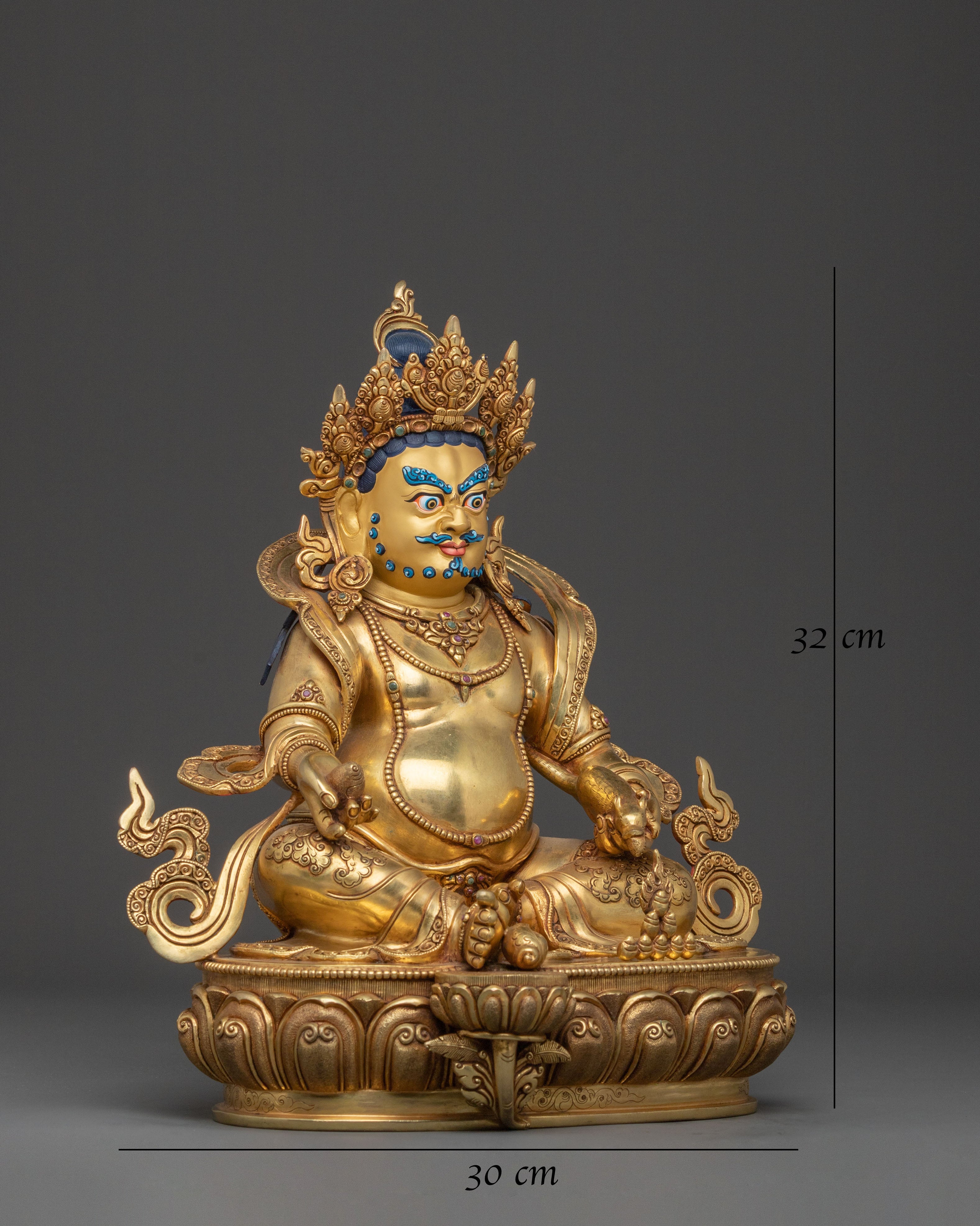 Dzambhala Wealth Blessing Statue | Spiritual Prosperity