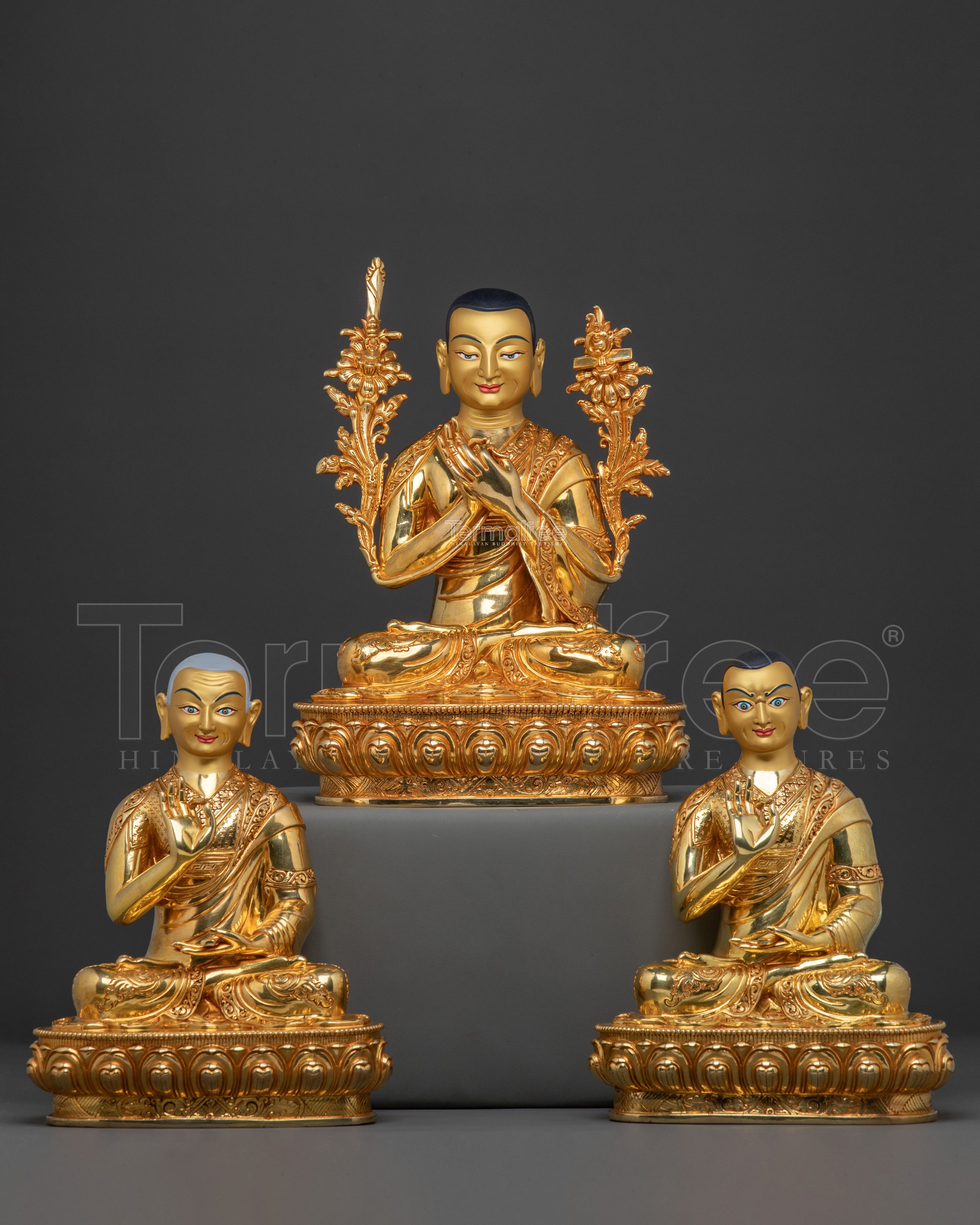 Tsongkhapa Statue with Disciples