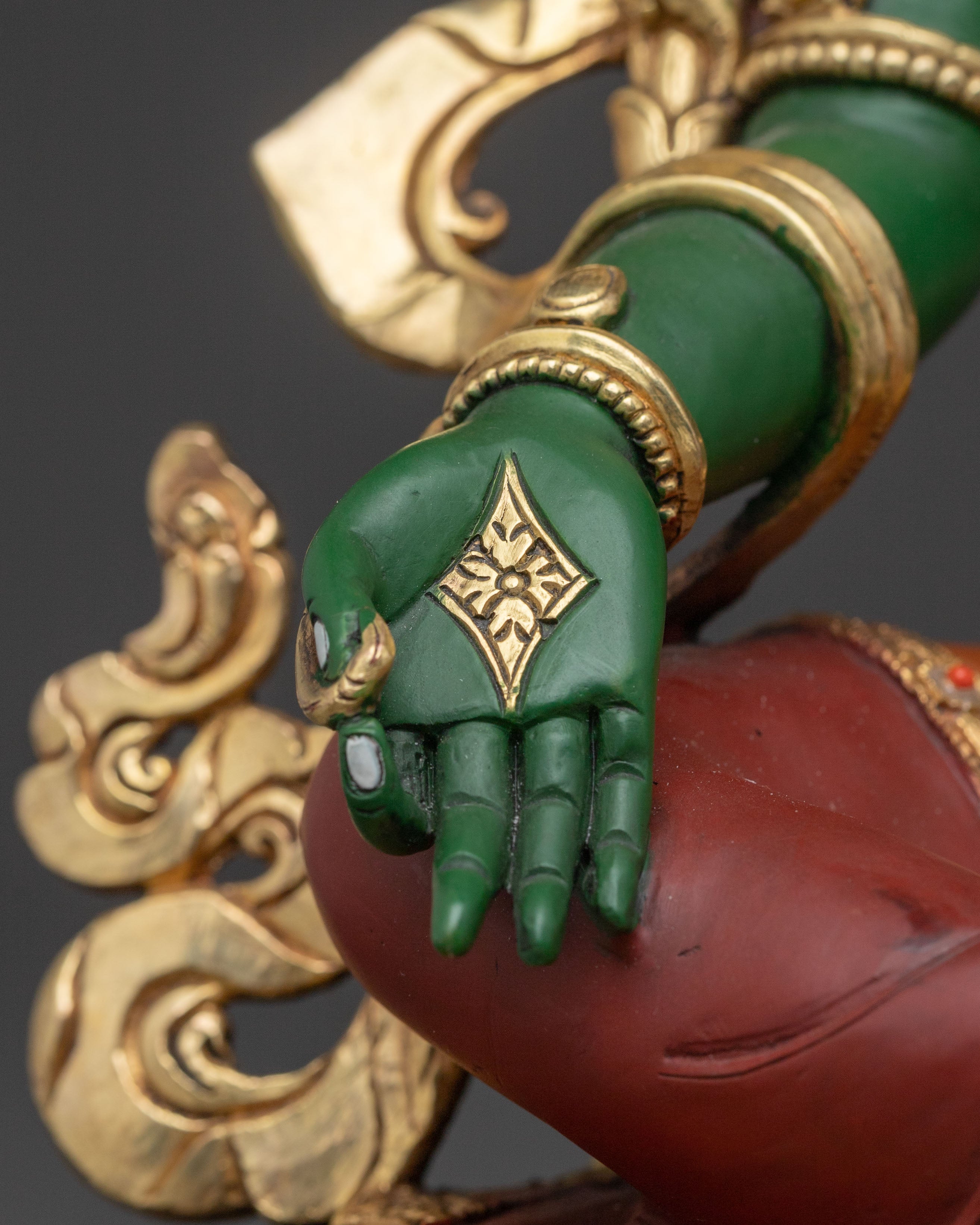 Green Tara Statue Mother of Mercy – Handcrafted in Nepal