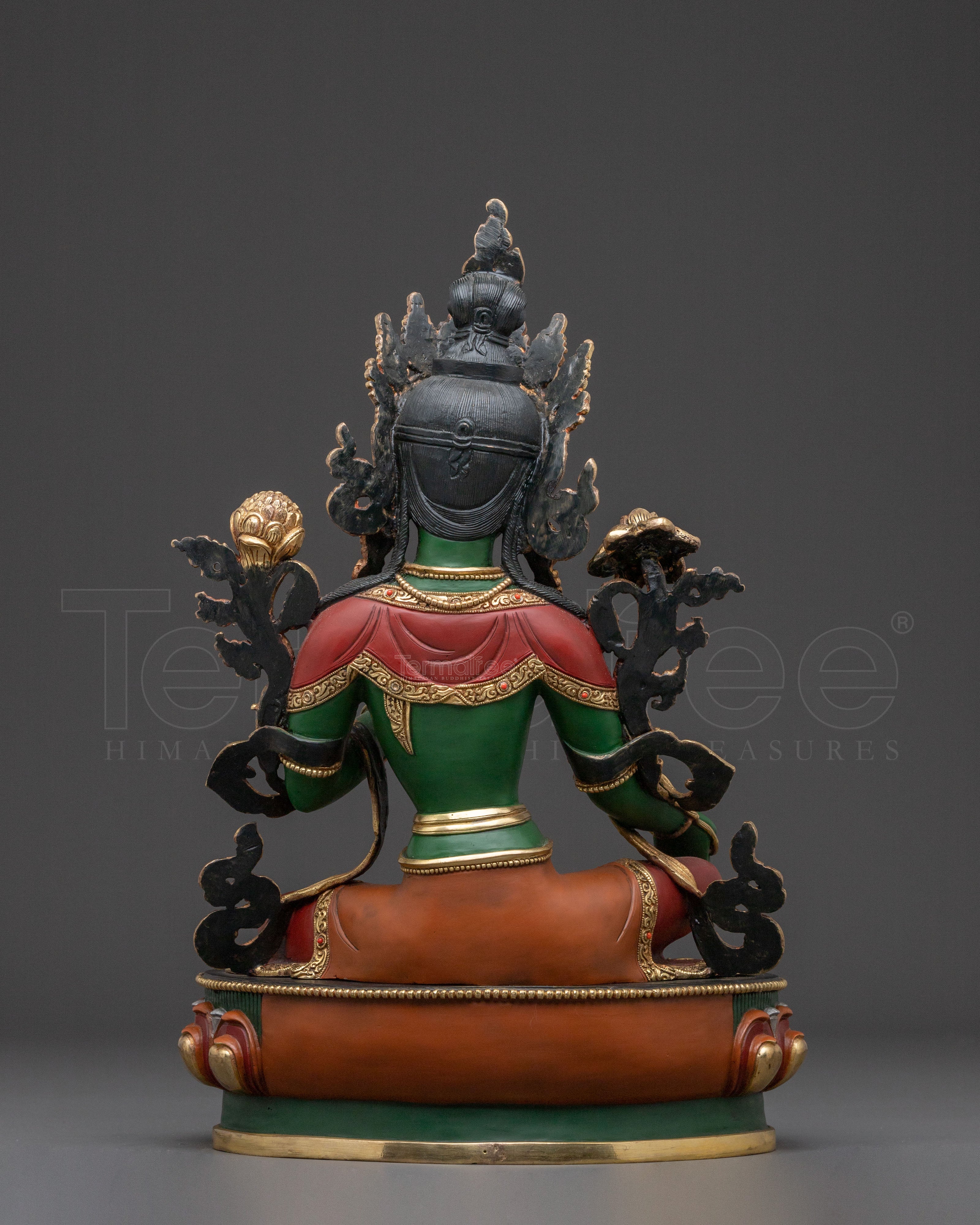 Green Tara Statue Mother of Mercy – Handcrafted in Nepal