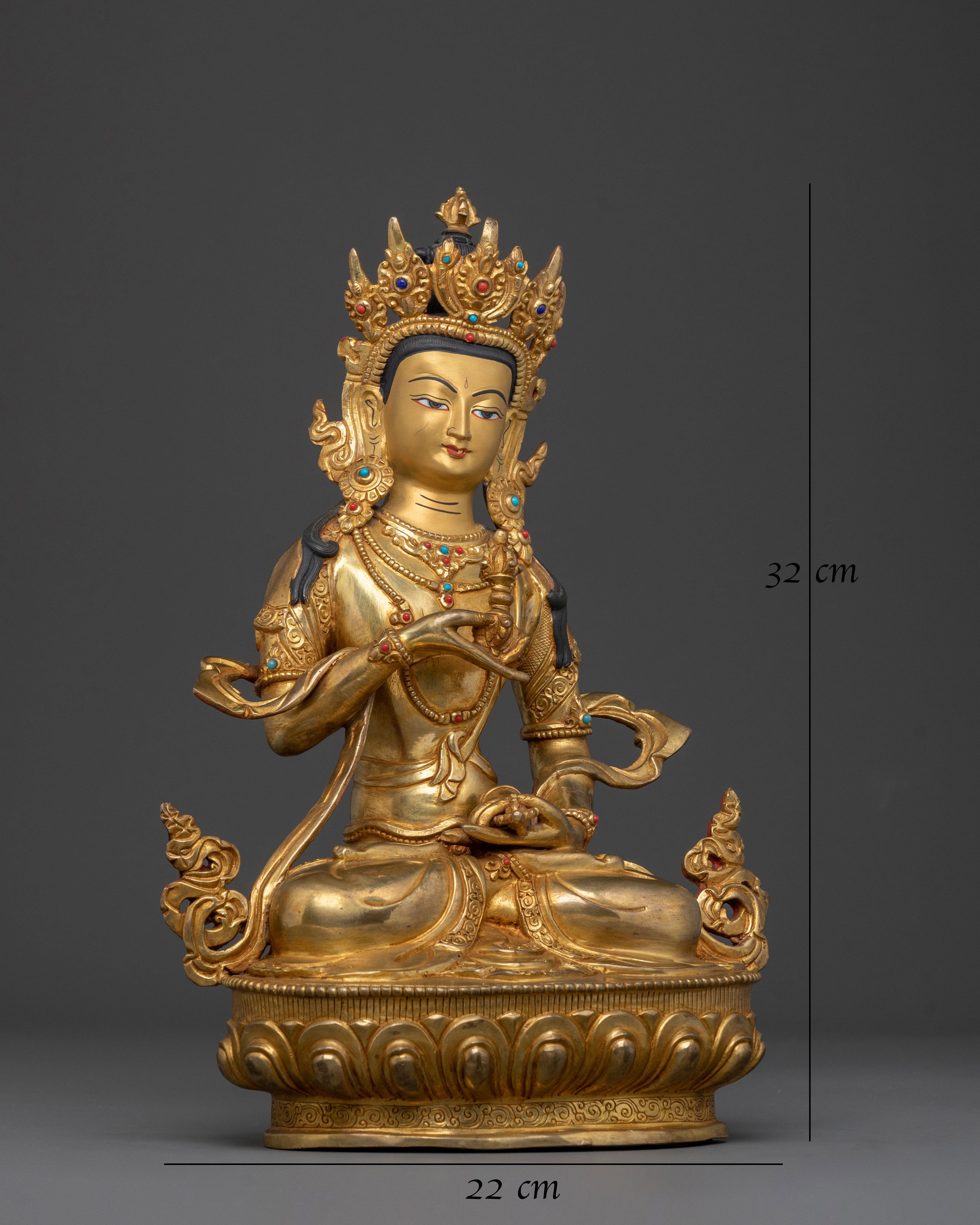 Handmade Vajrasattva Statue | Tibetan Buddhist Deity