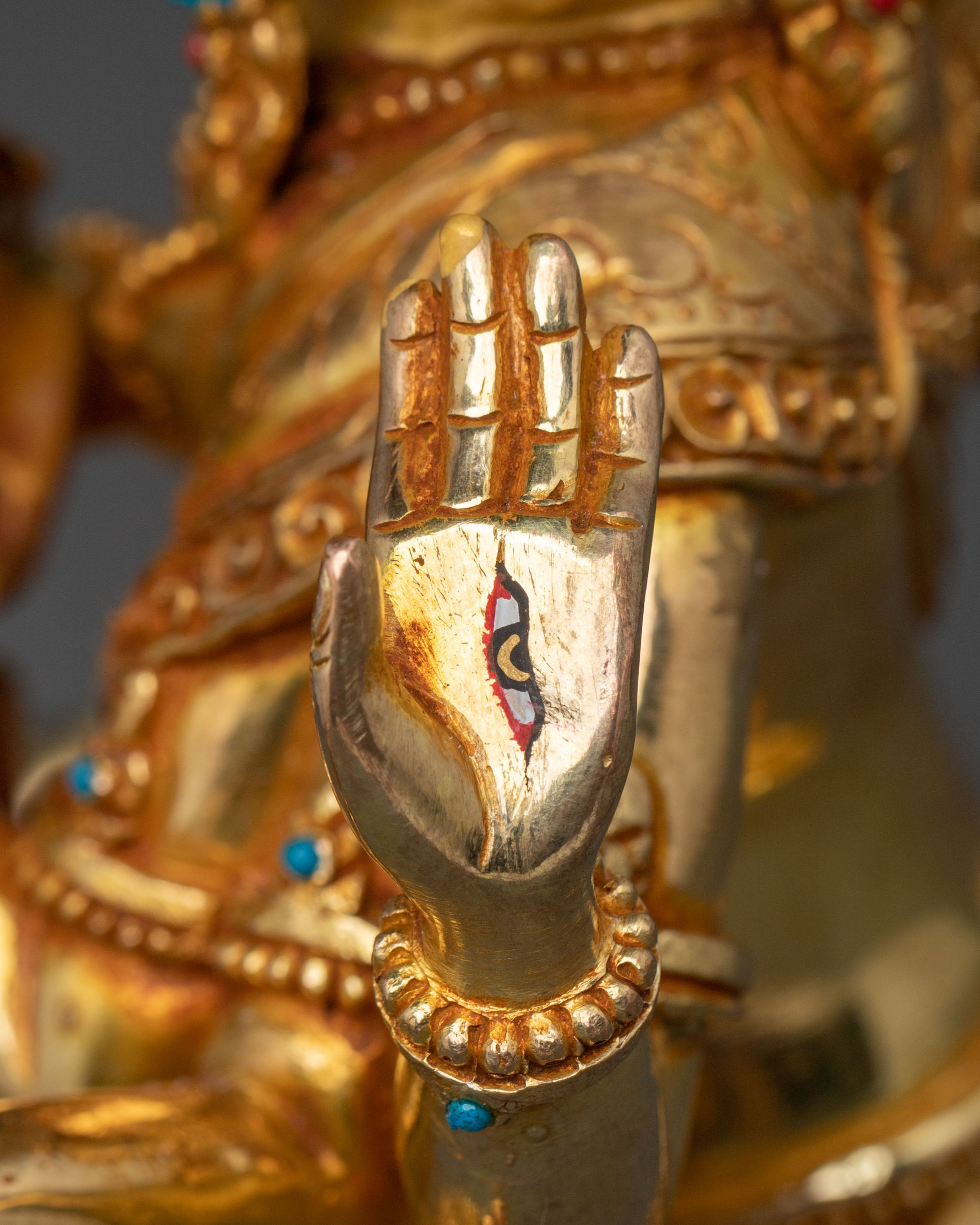 Namgyalma Longevity Statue: 24K Gold Gilded