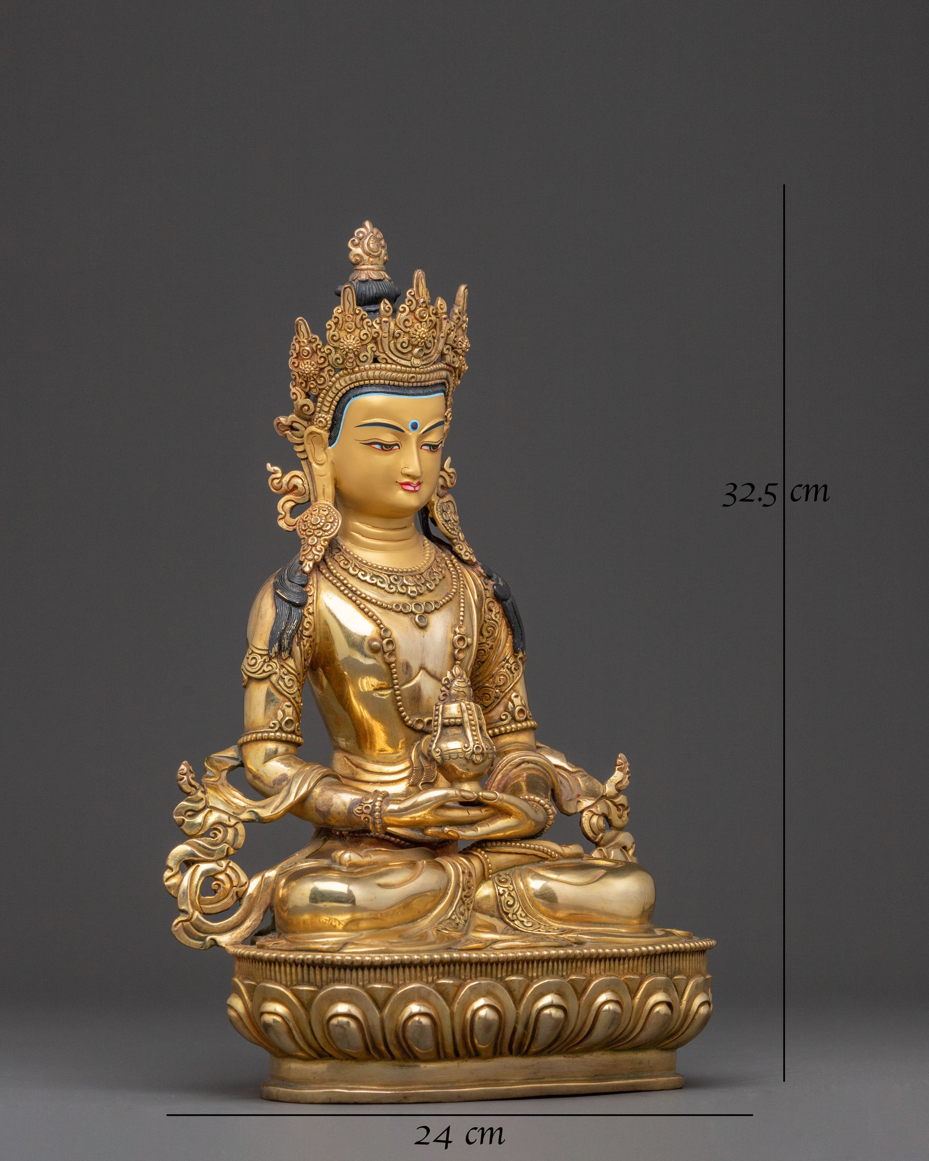 Amitayus Spiritual Statue: Buddha of Infinite Life
