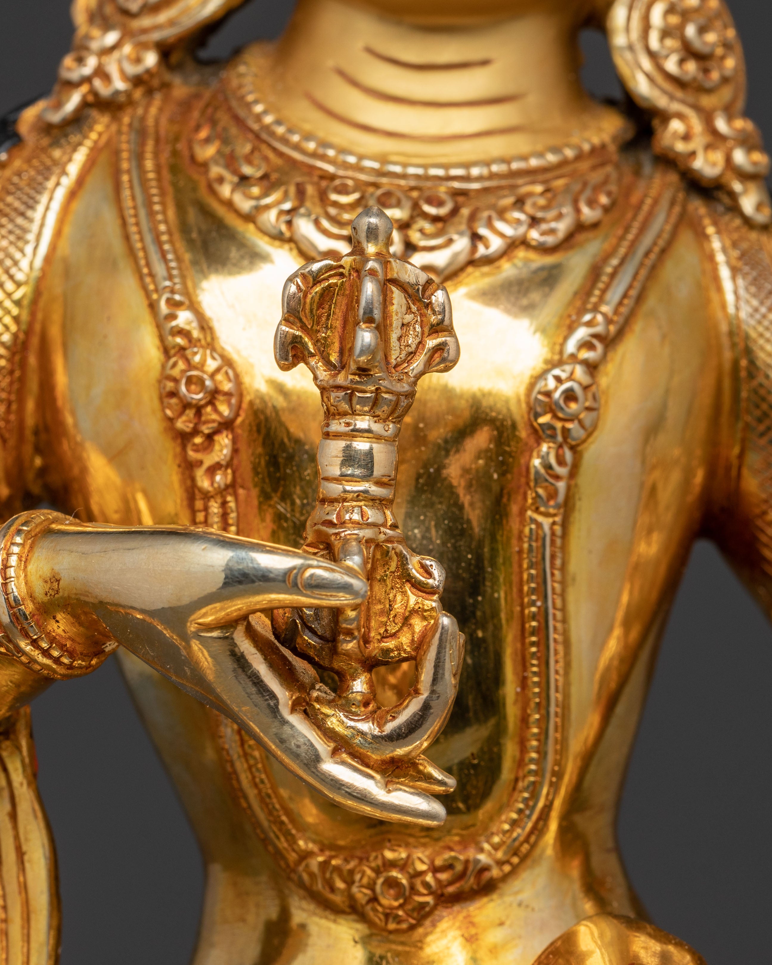 Vajrasattva Bodhisattva Copper Statue – Purely Gilded Artistry