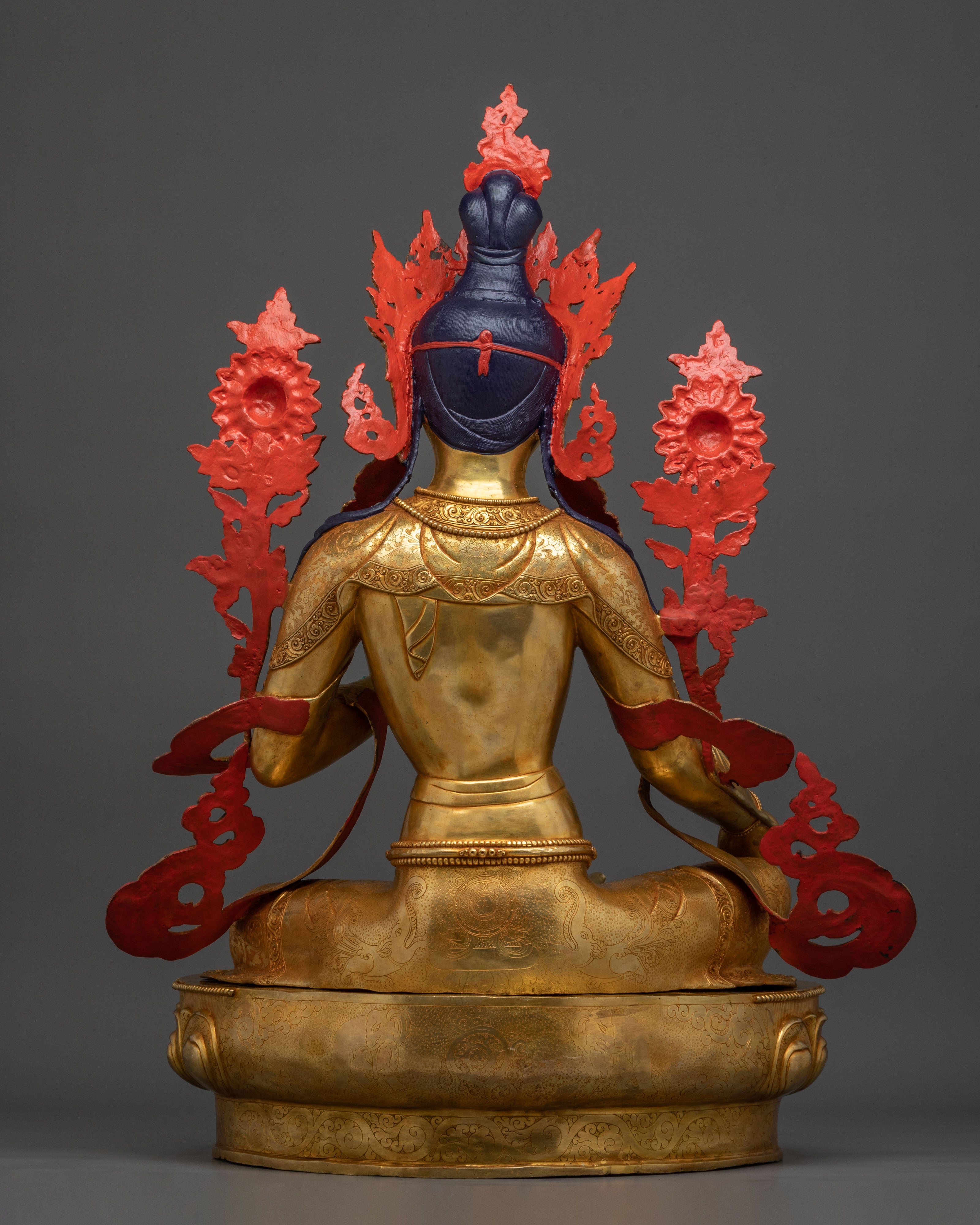 Green Tara Meditation Altar Statue | Symbol of Compassion and Liberation