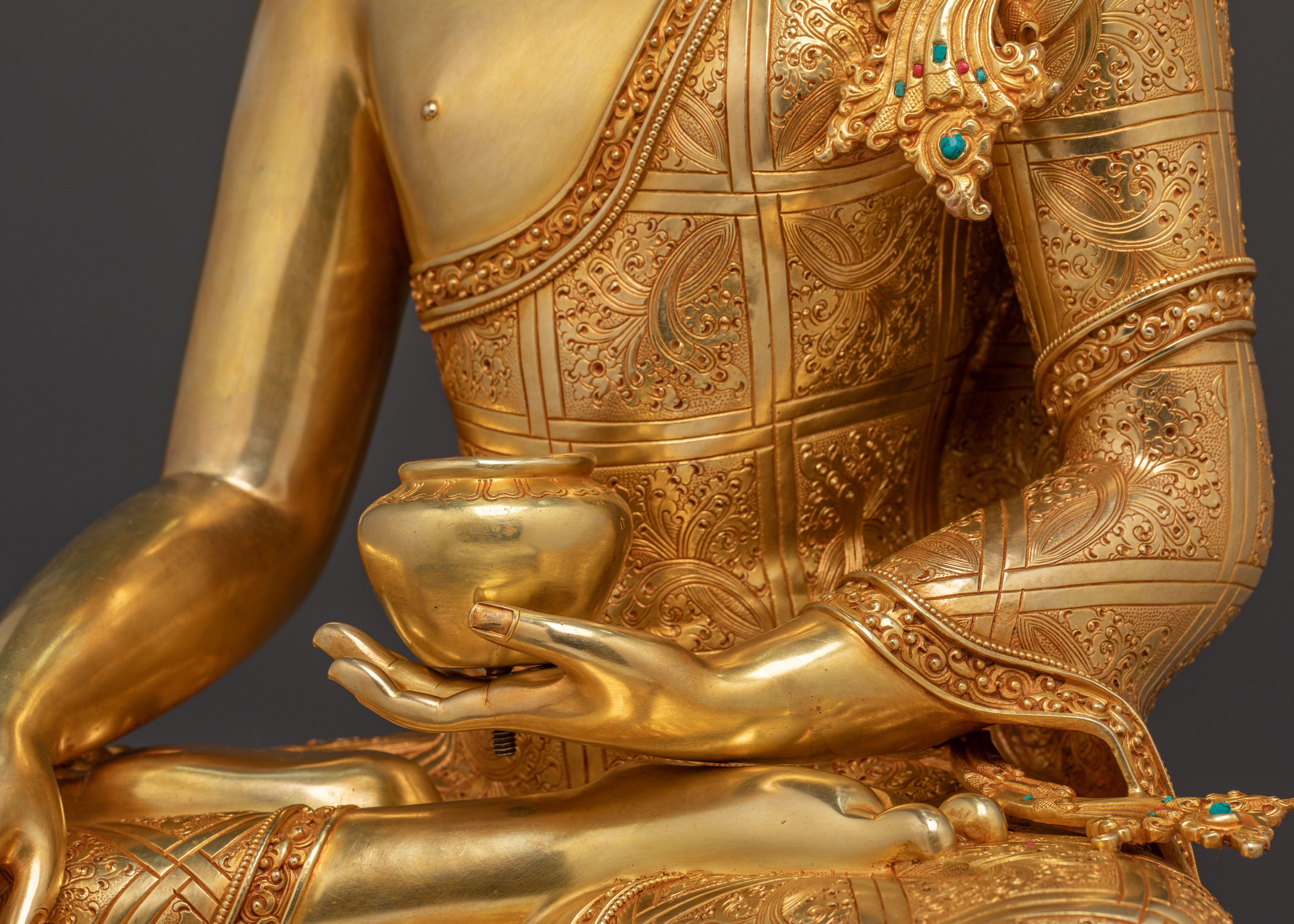 Handcrafted Shakyamuni Buddha Altar Decor Statue