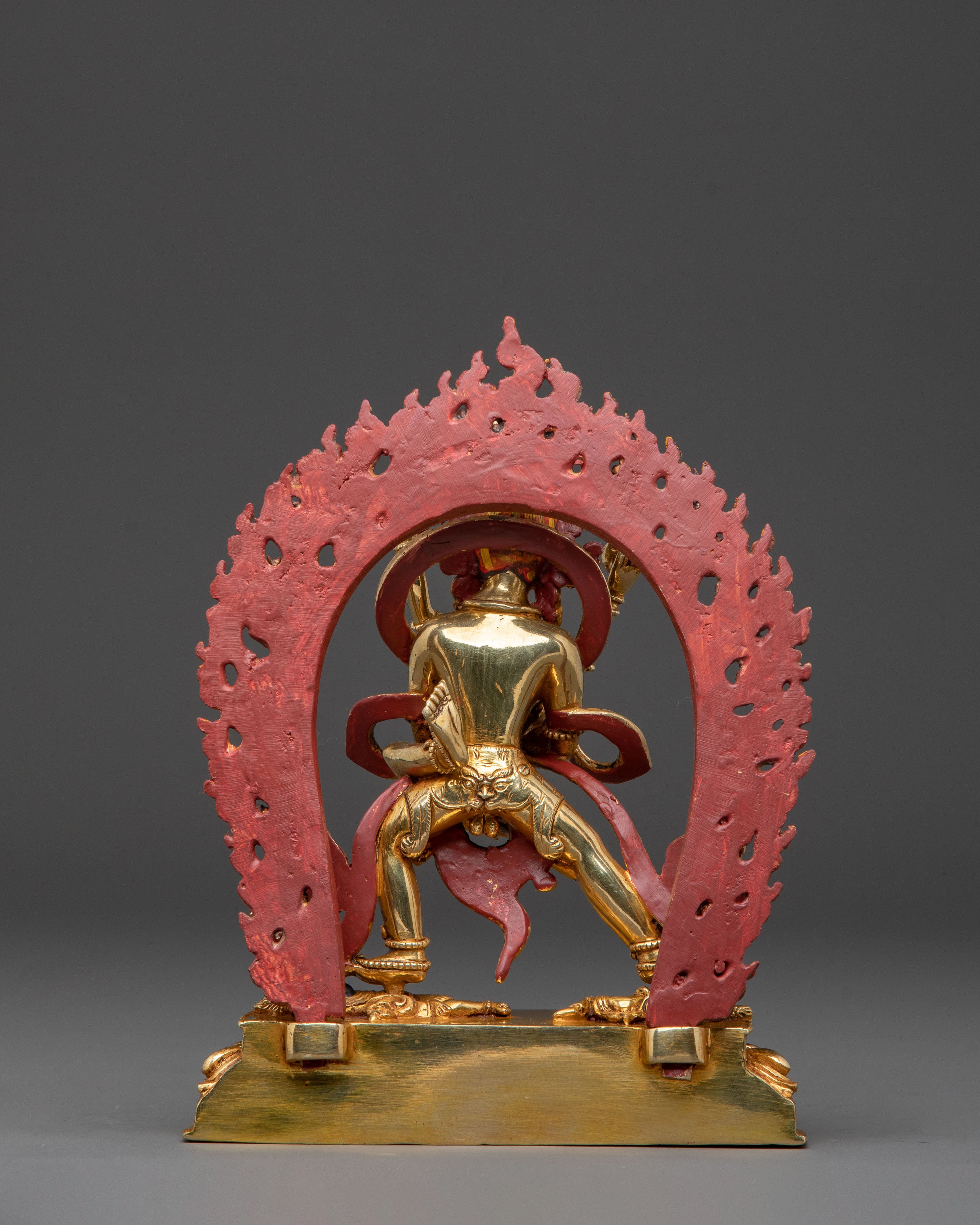 Chakrasamvara Statue | 24K Gold Gilded Deity