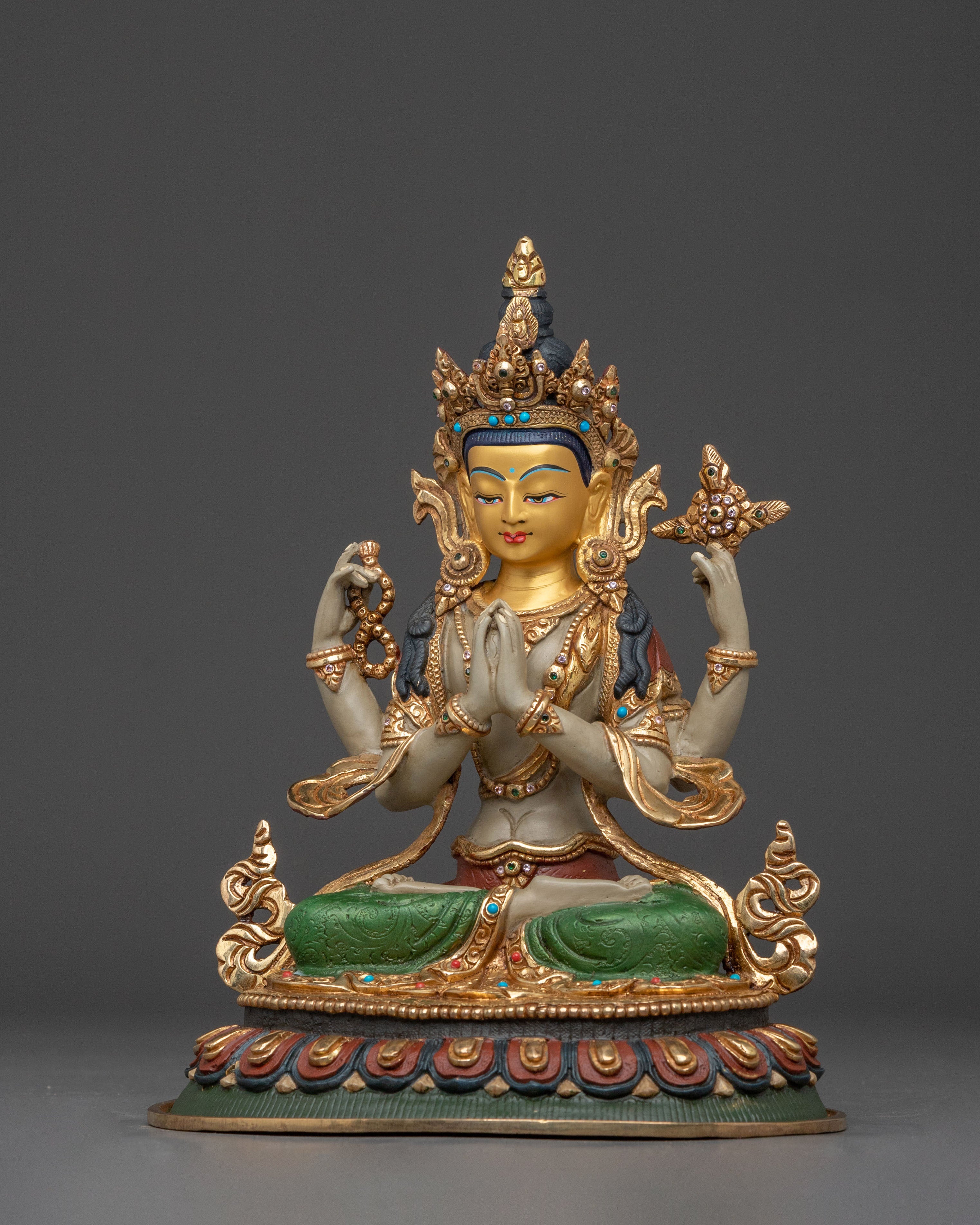 Himalayan Chenrezig Statue | Buddhist Decor