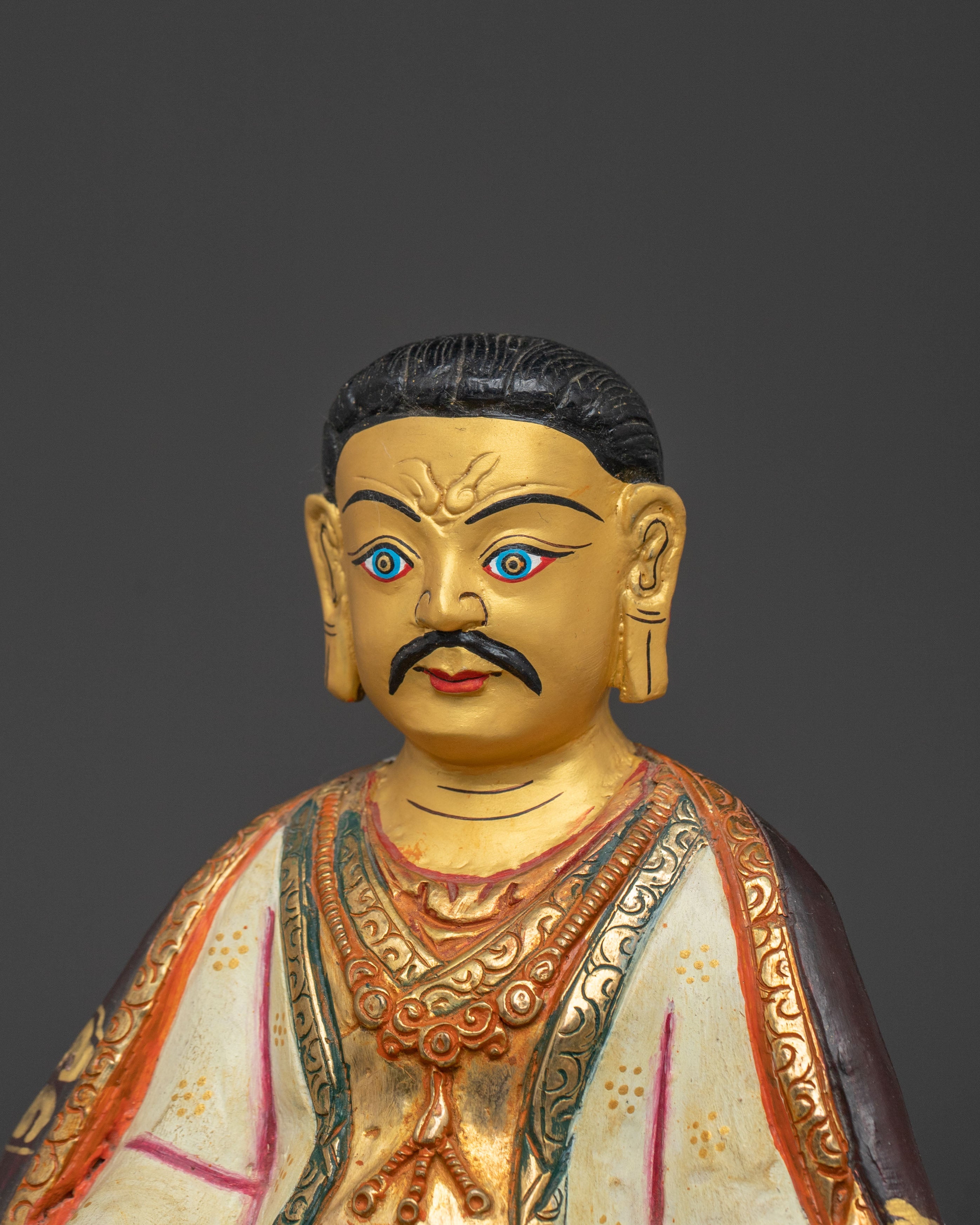 Marpa Buddhist Sacred Statue – Hand-Gilded Copper