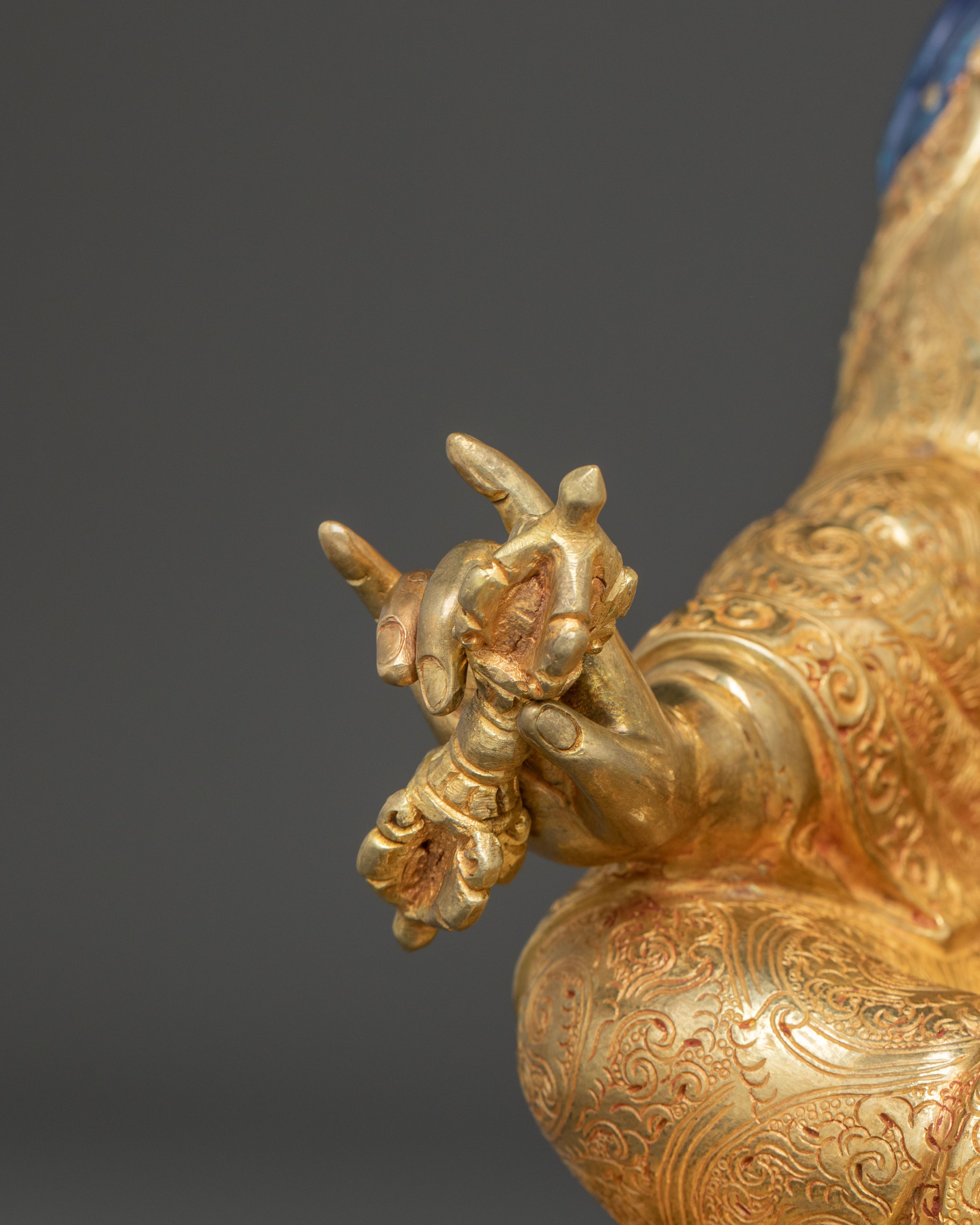 Statue of Guru Rinpoche: Lotus Born Second Buddha