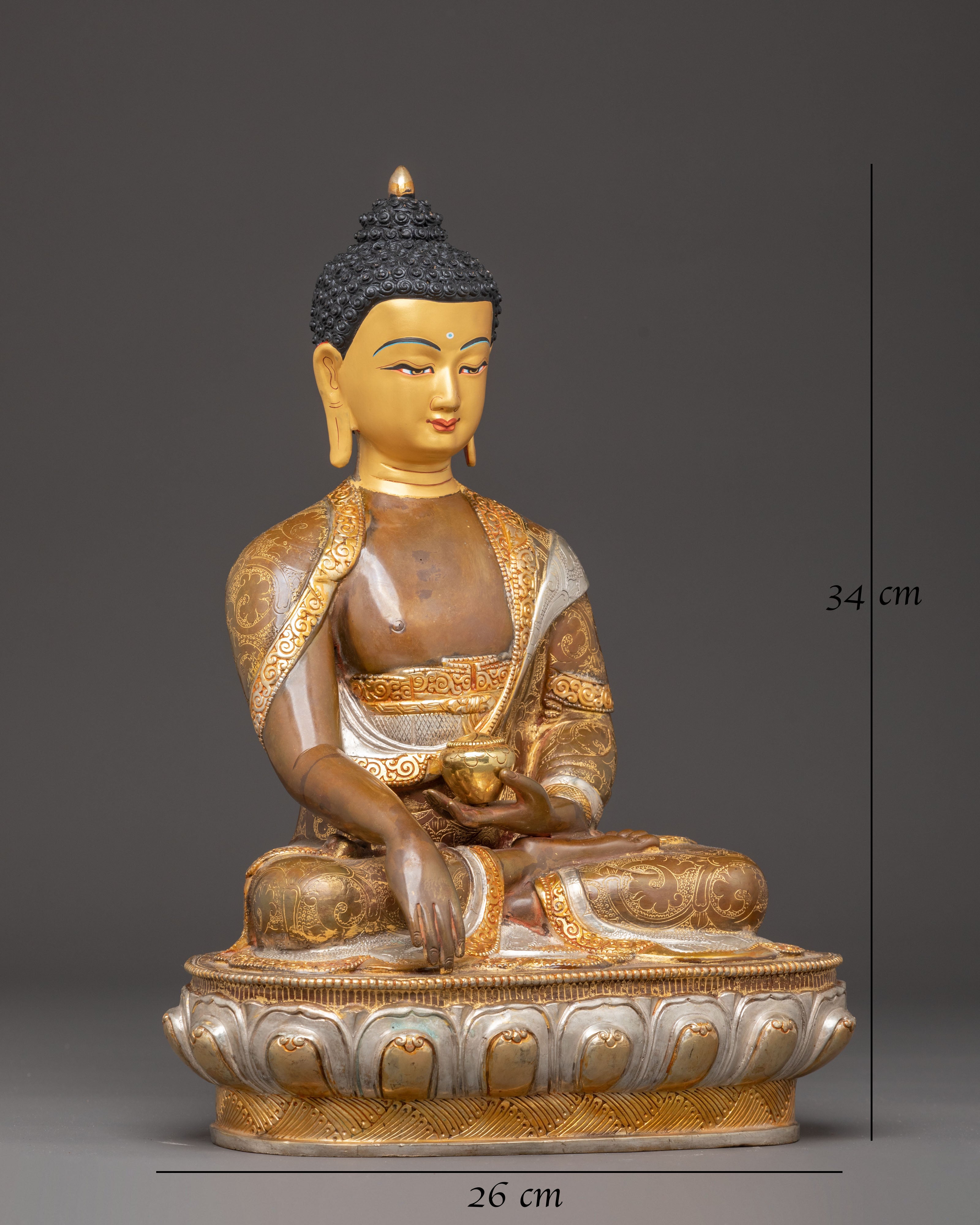 Shakyamuni Buddha, Golden Statue of Knowledge | Historical Buddha