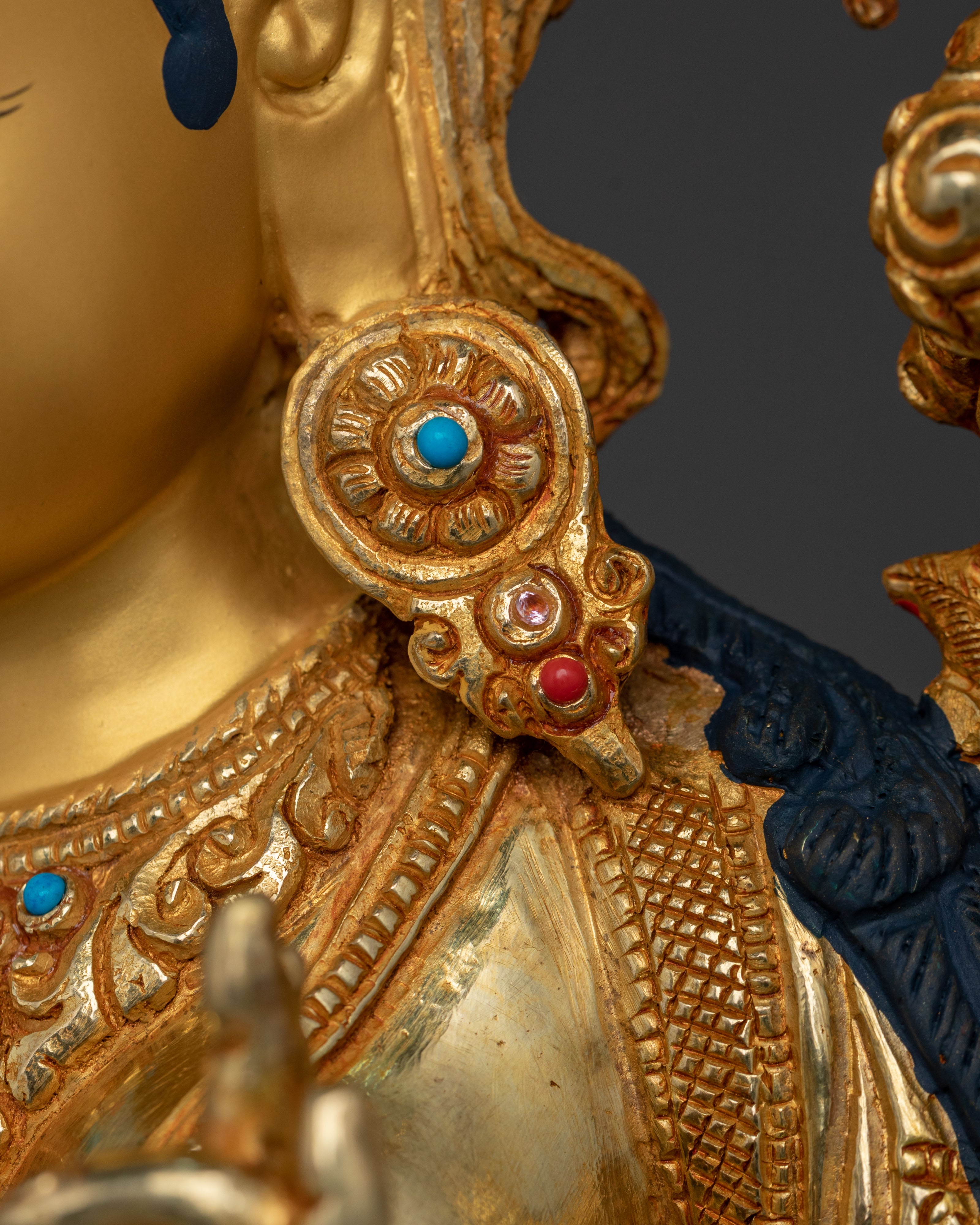 Green Tara Bodhisattva Handcrafted Sculpture