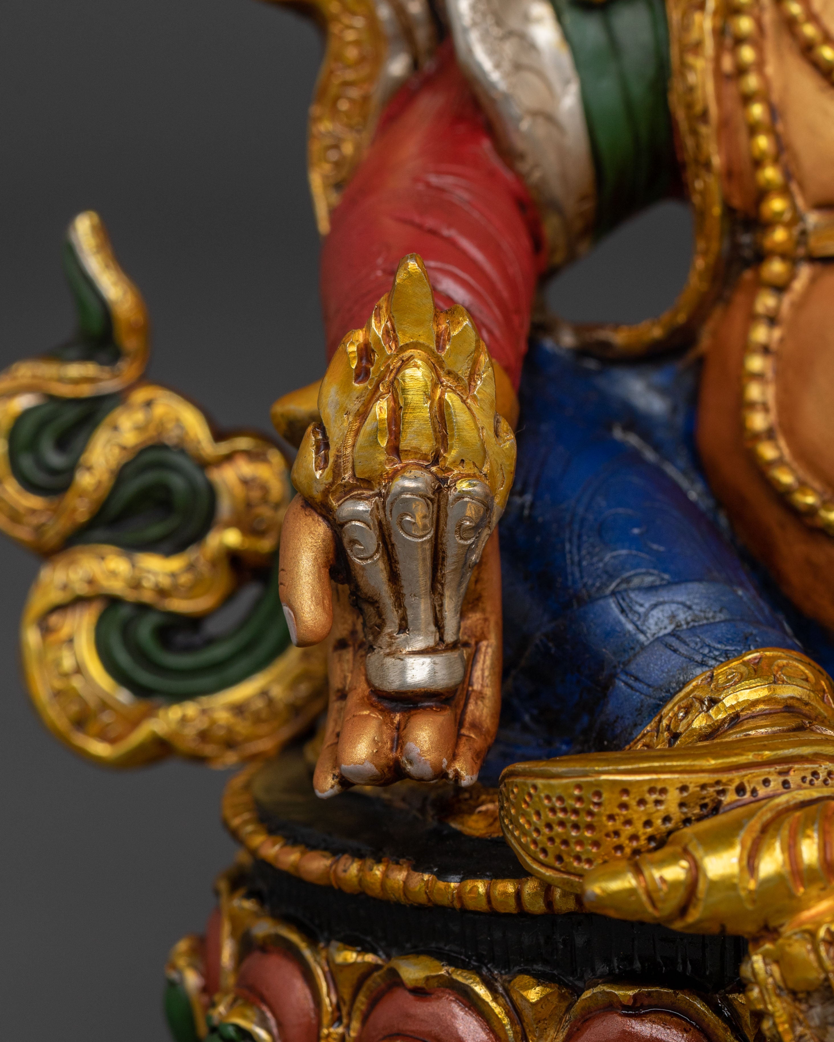 Handmade Shanglon Dorje Dudul Sculpture | Symbol of Protection and Power