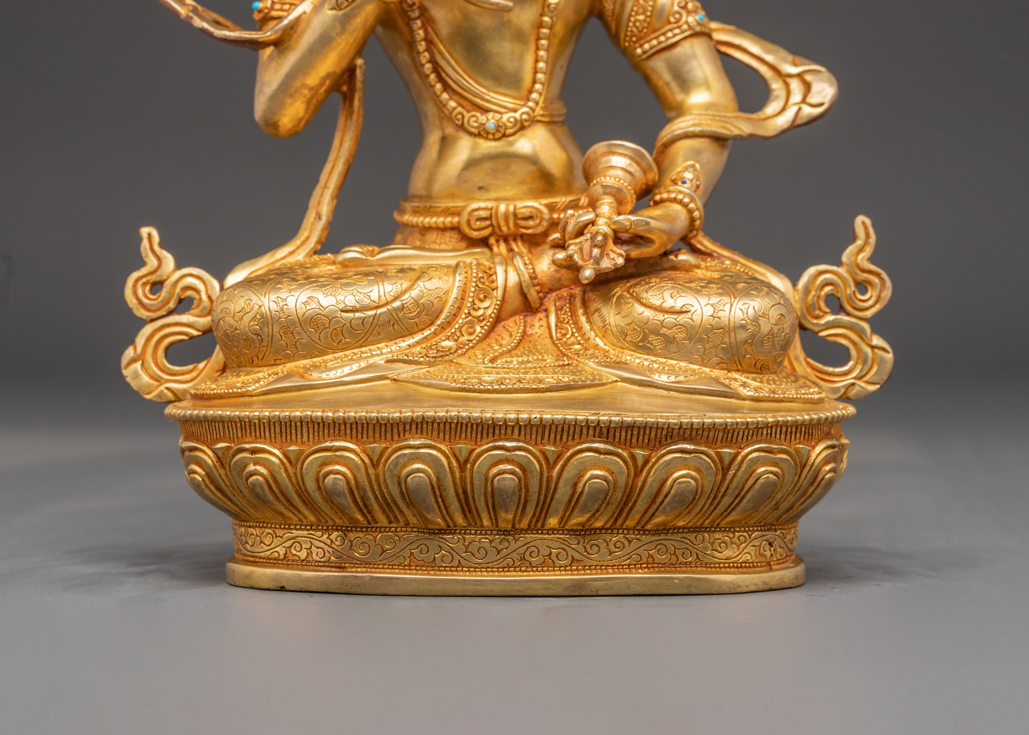 Handmade Vajrasattva Statue: Buddhist Symbol of Purification