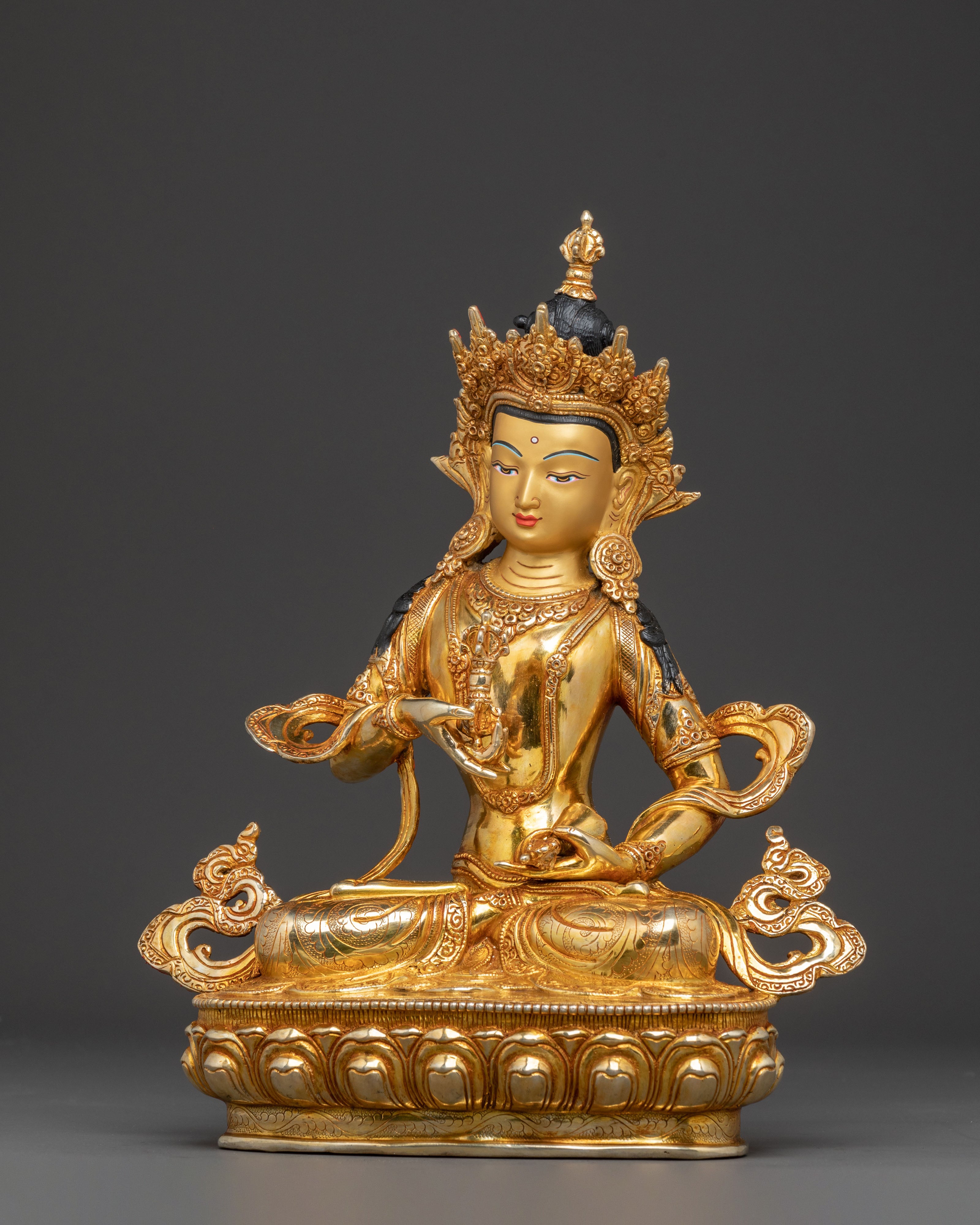 Vajrasattva Bodhisattva Copper Statue – Purely Gilded Artistry