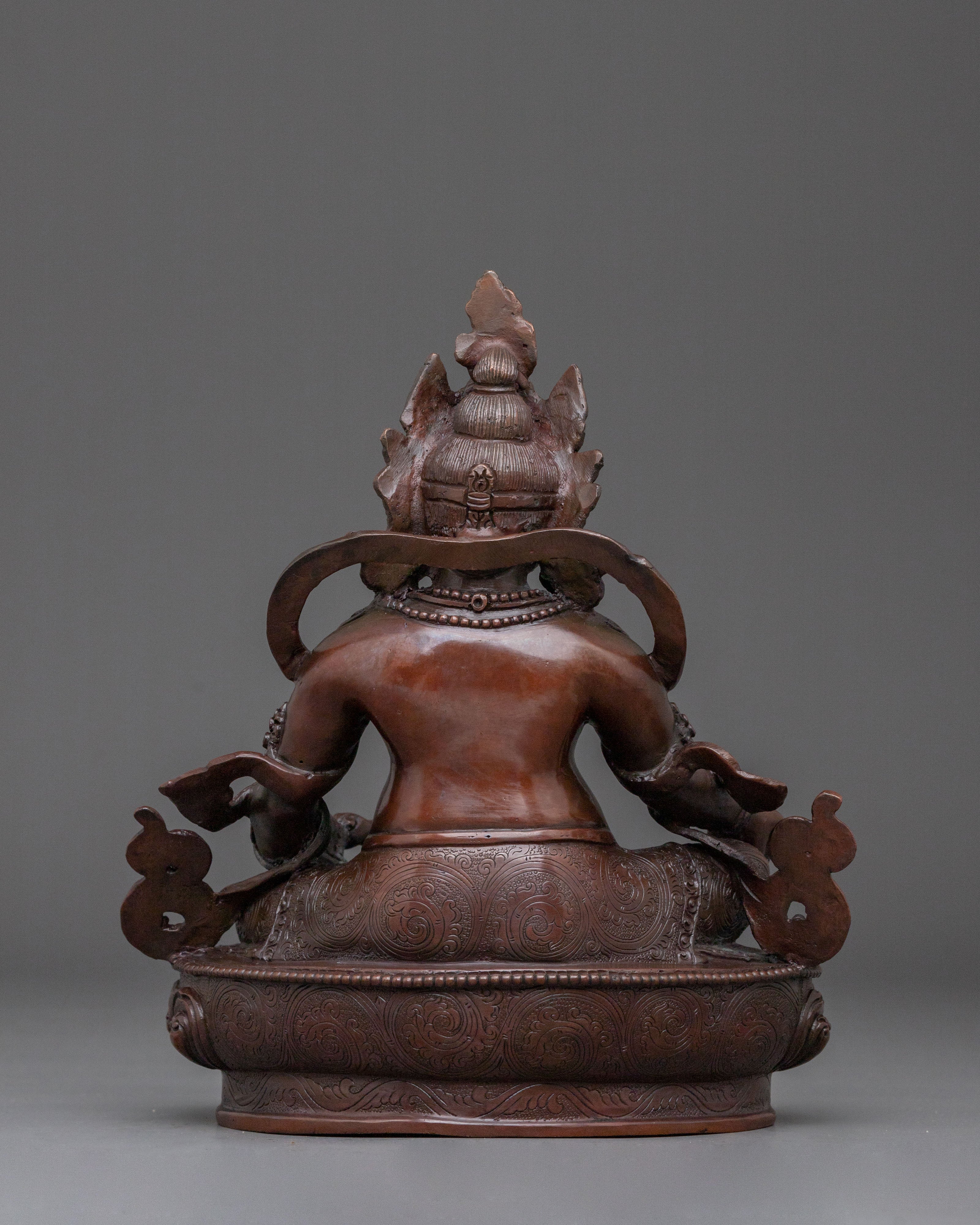 Dzambhala Tibetan Buddhist Statue | Wealth Deity Sculpture