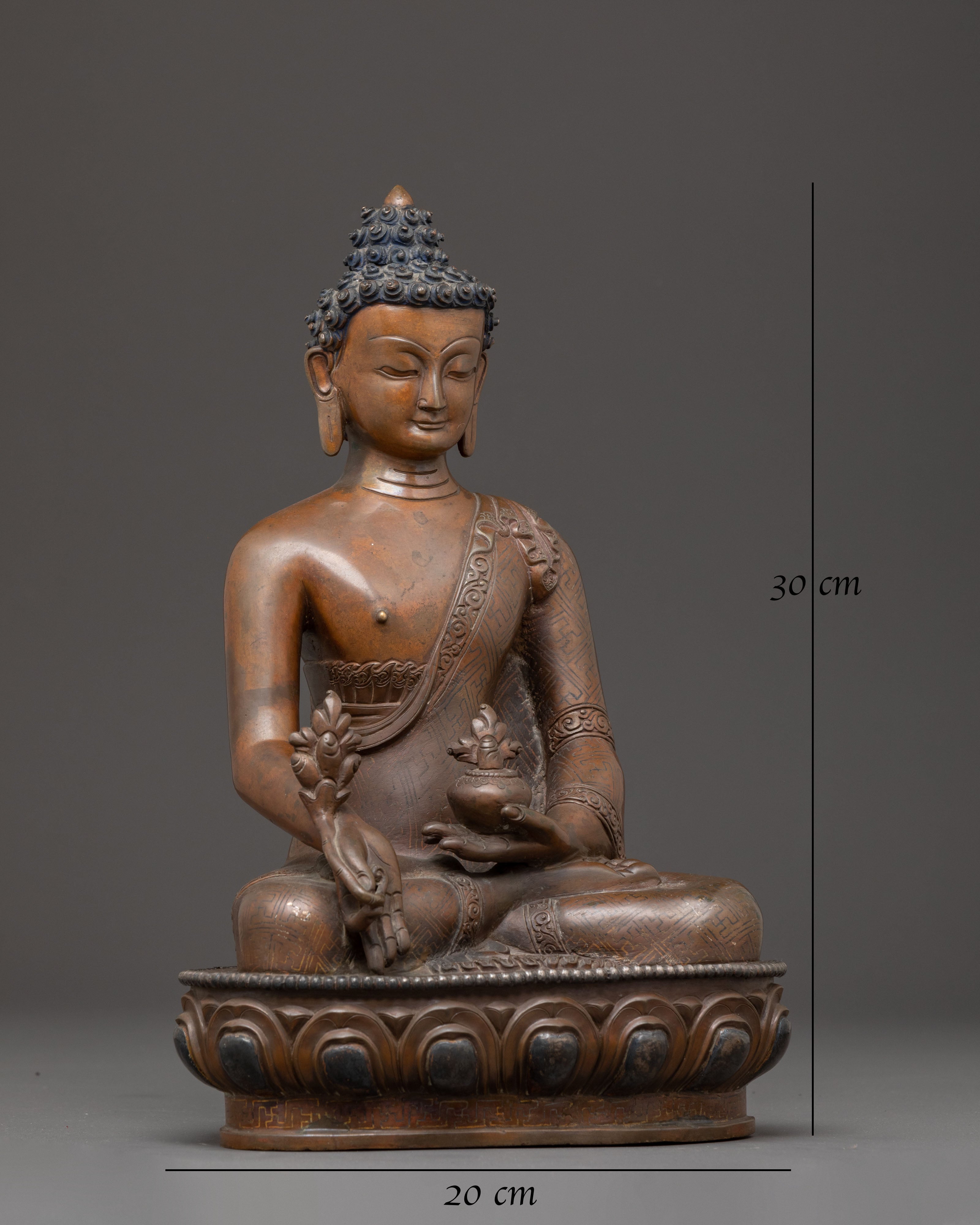 Handcrafted Bhaisajyaguru Statue