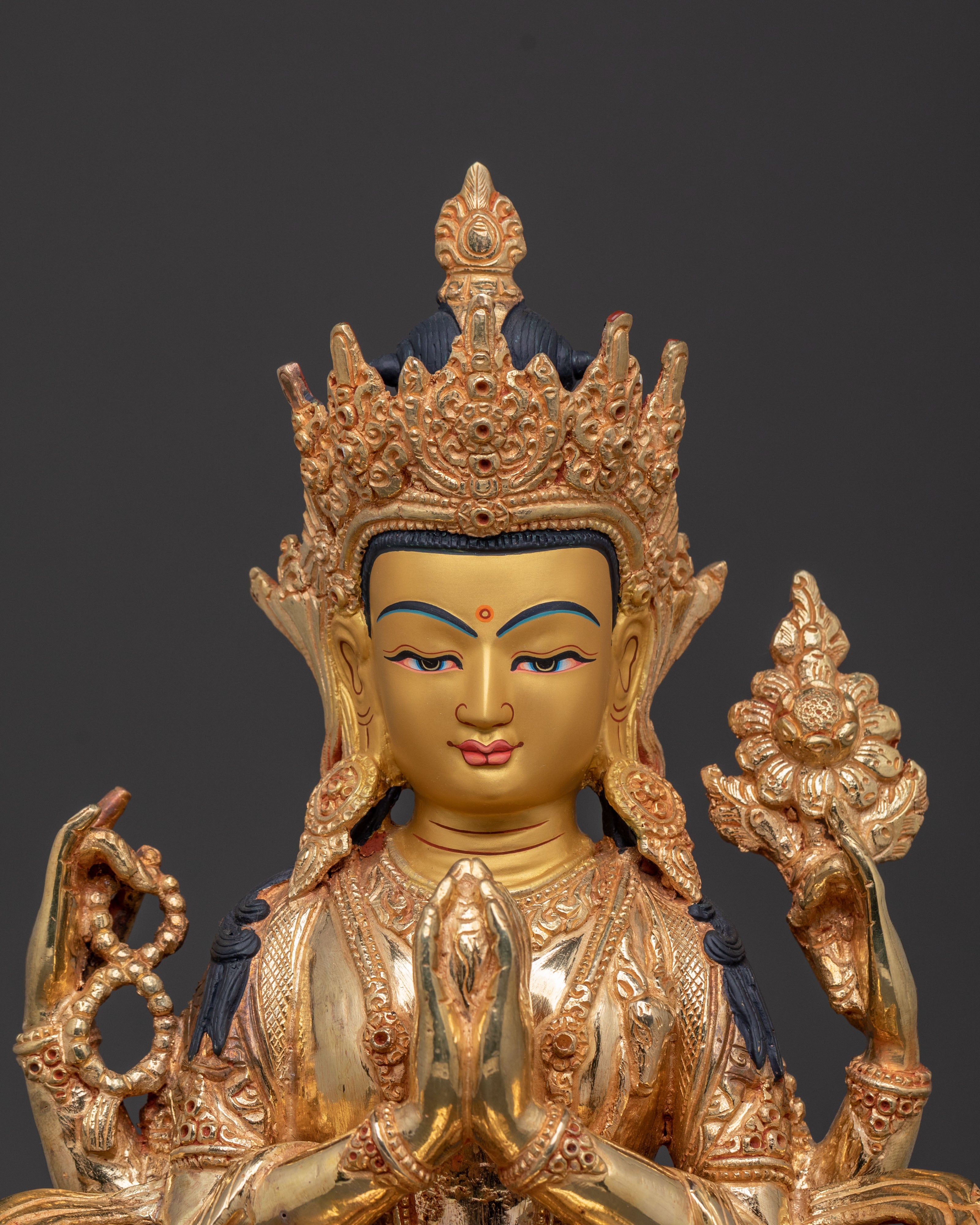 Buddha Dharma Sangha Statues | Three Jewels
