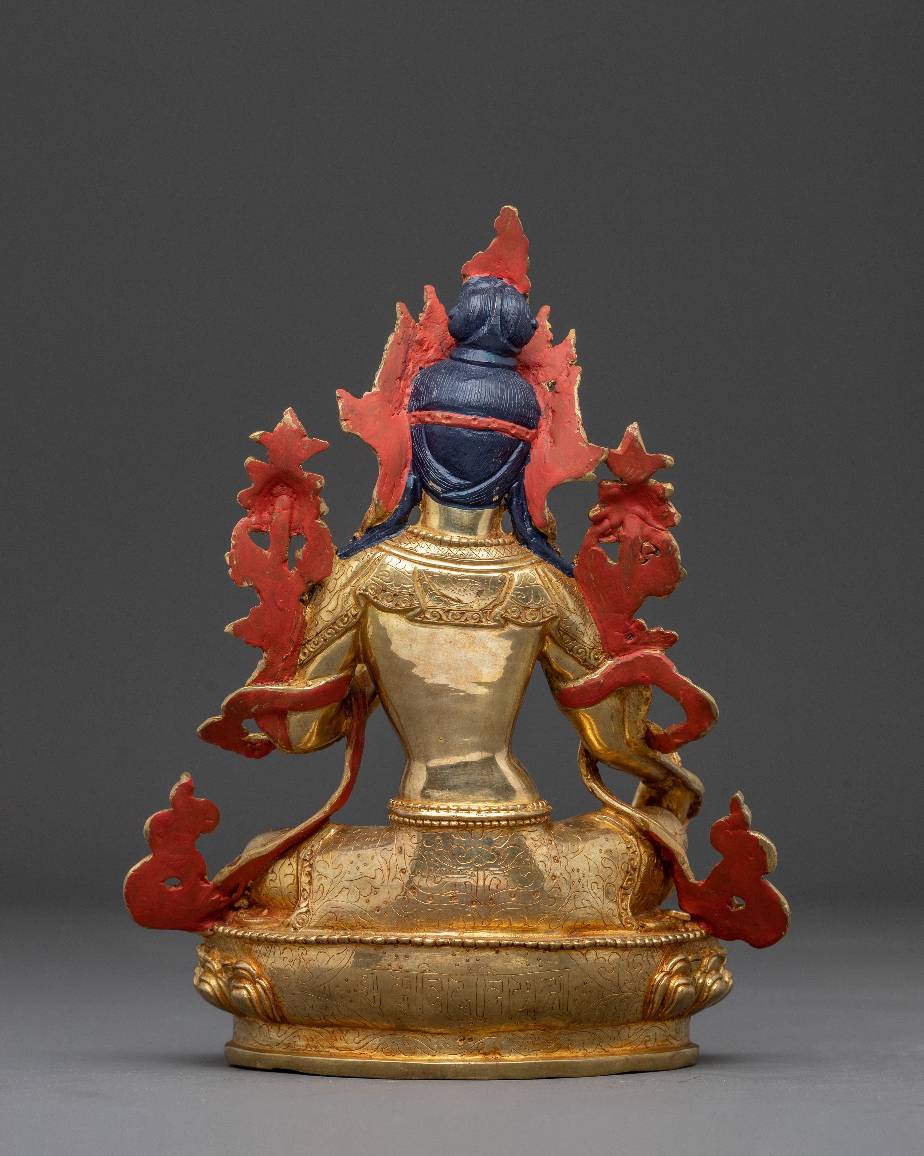 Mother Green Tara Copper Handmade Sculpture | Traditional Buddhist Art