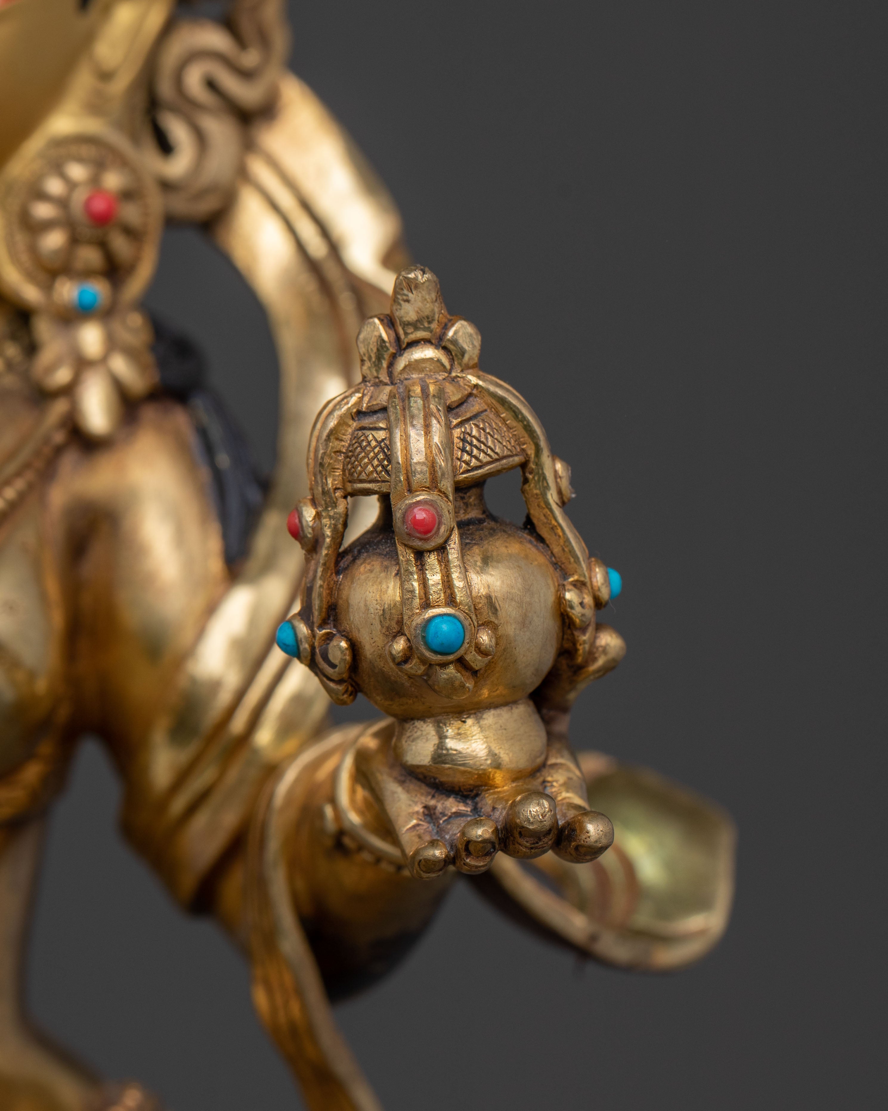 Guru Rinpoche Statue With Consort | Sacred Set