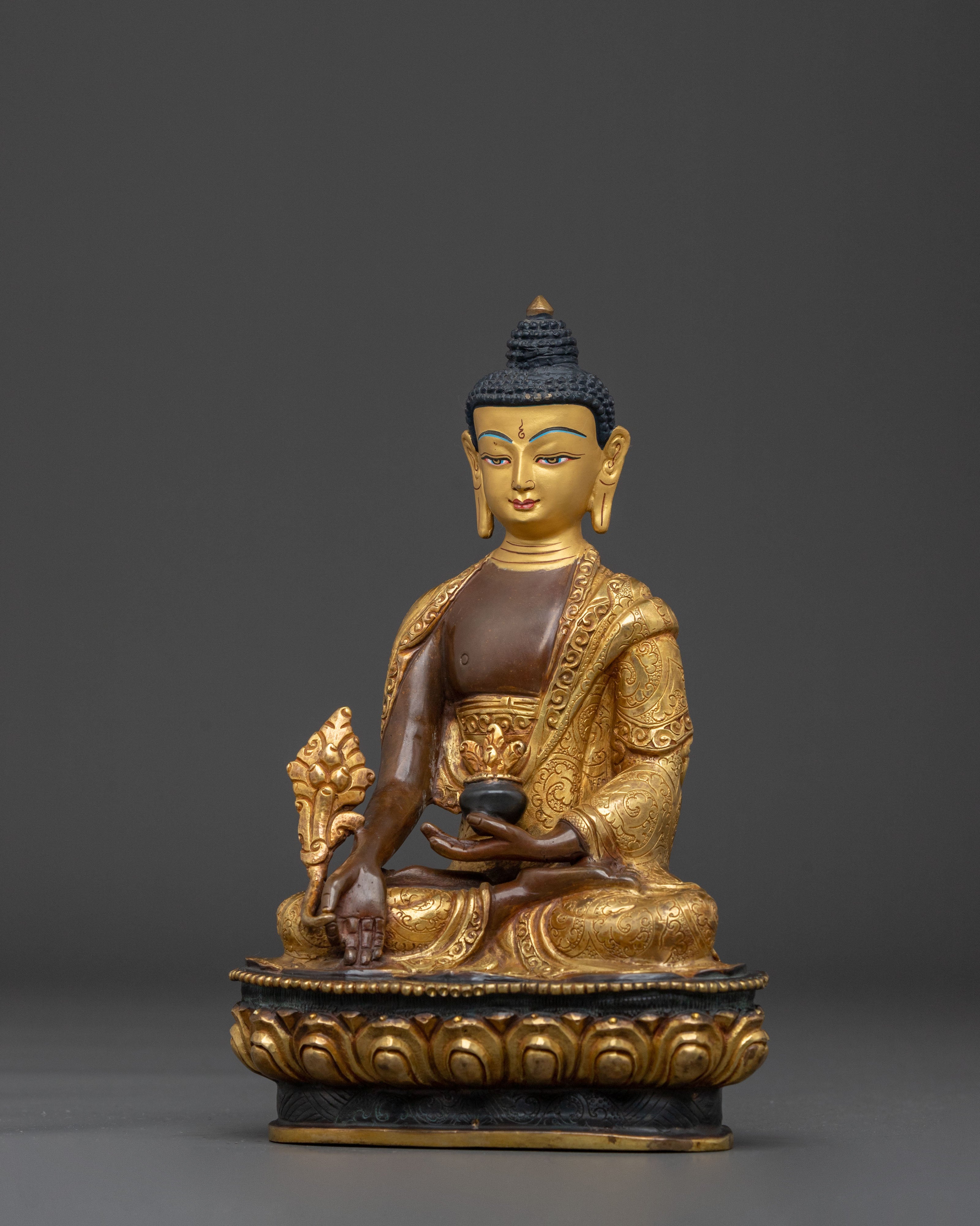 Medicine Buddha Statue | Meditation Altar Decor