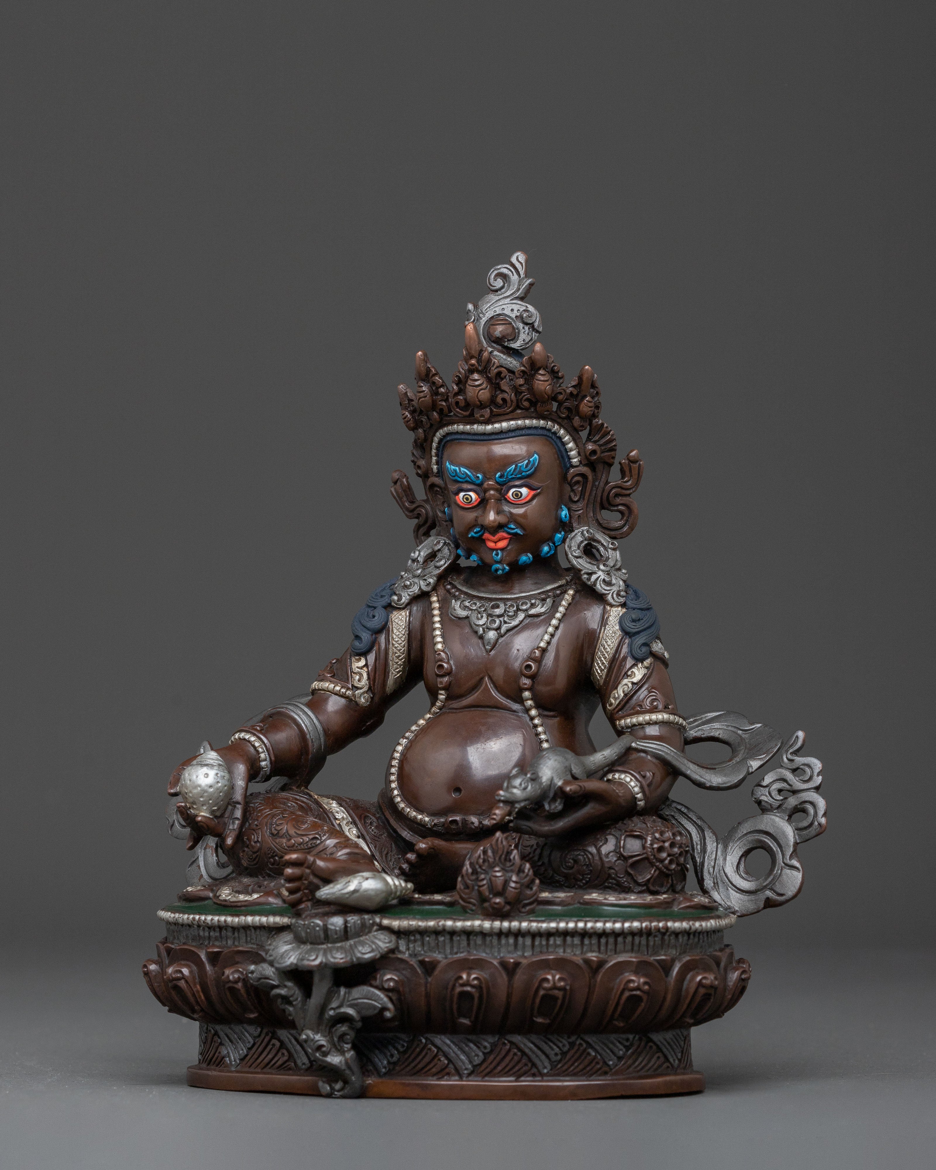 Buddhist Wealth God Dzambhala Statue | Spiritual Decor