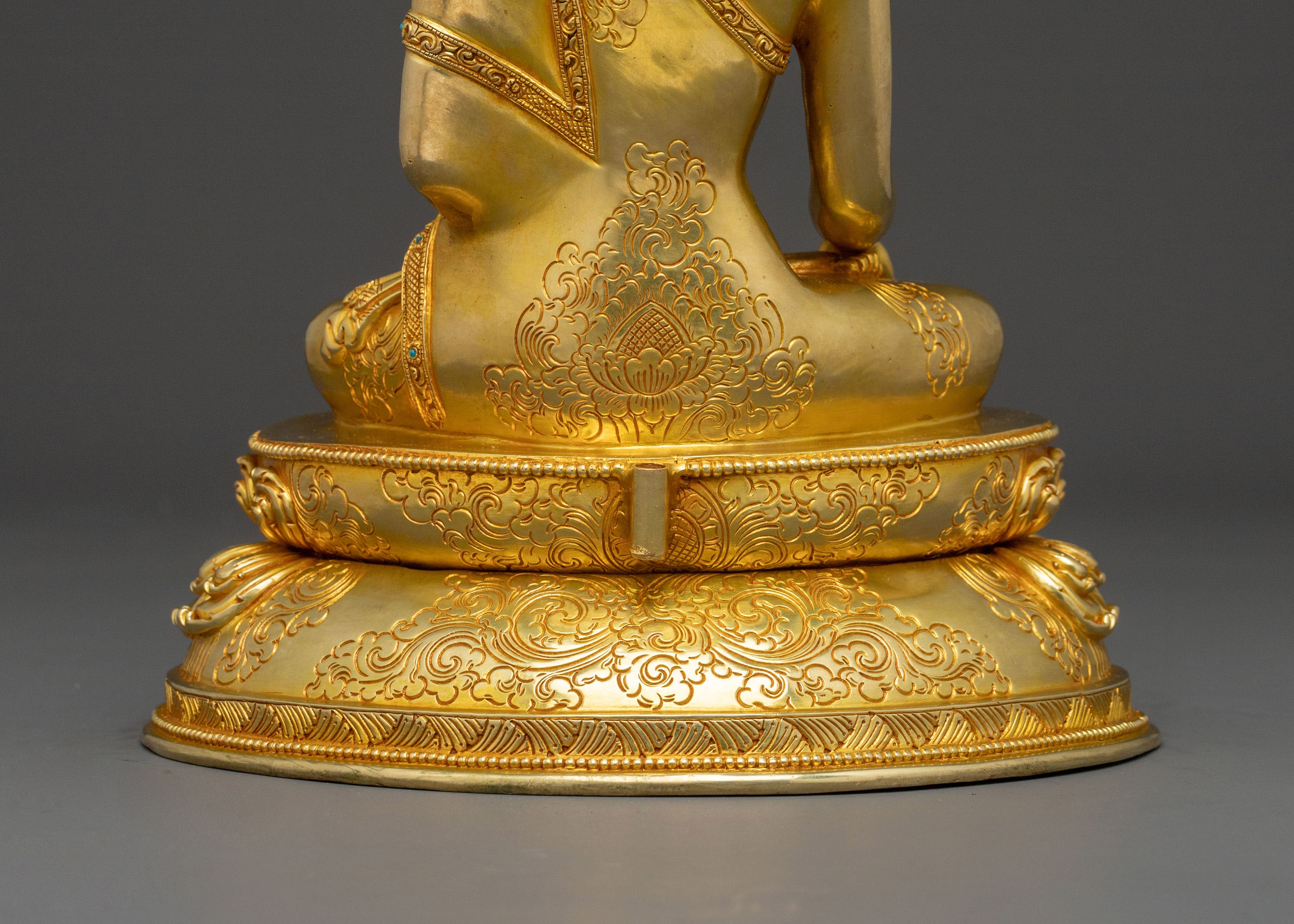 Serene Earth Touching Shakyamuni Buddha Statue