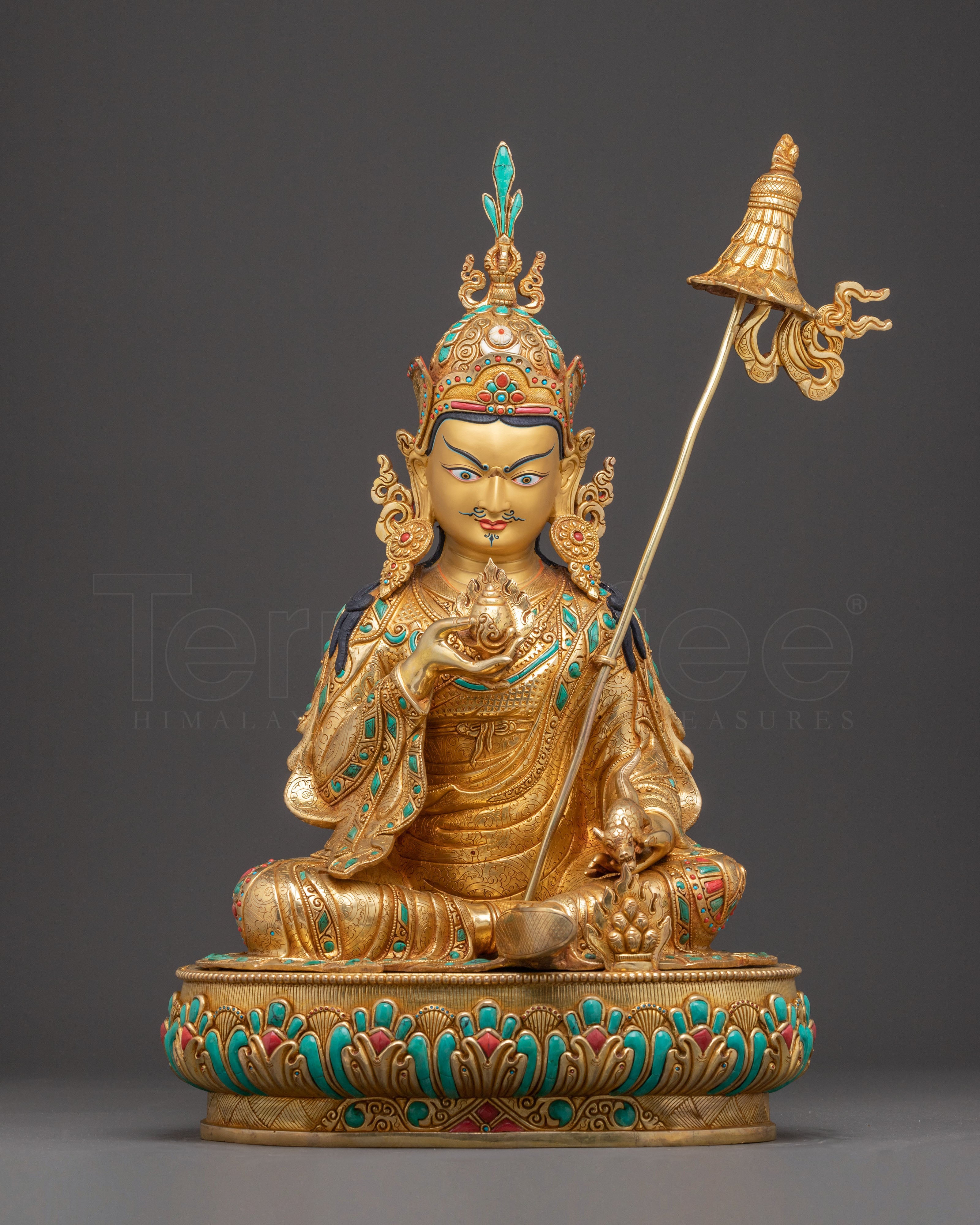 Guru Norlha Tibetan Prosperity Statue