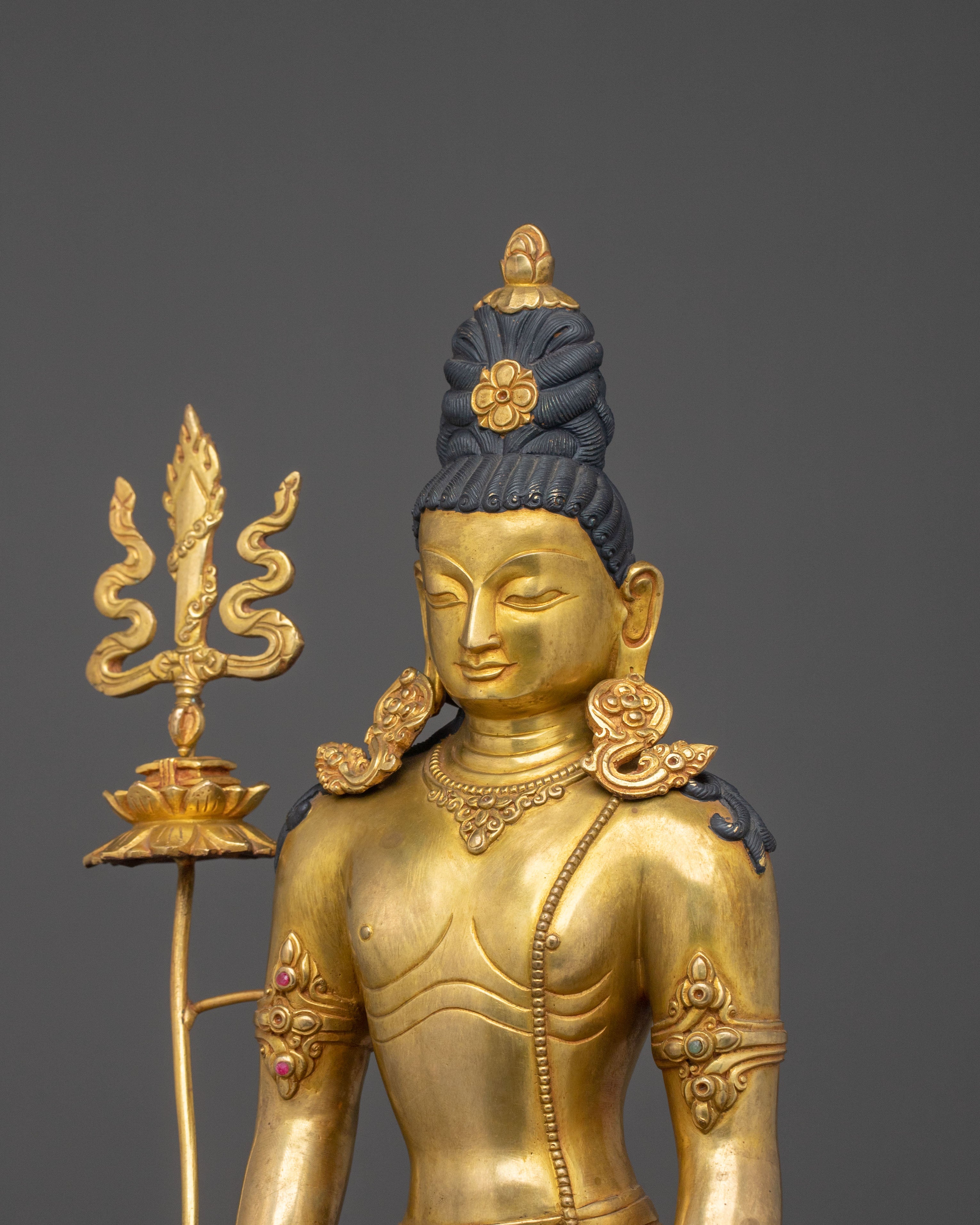 Standing Lokeshwor Shrine Statue | Altar Home Decor