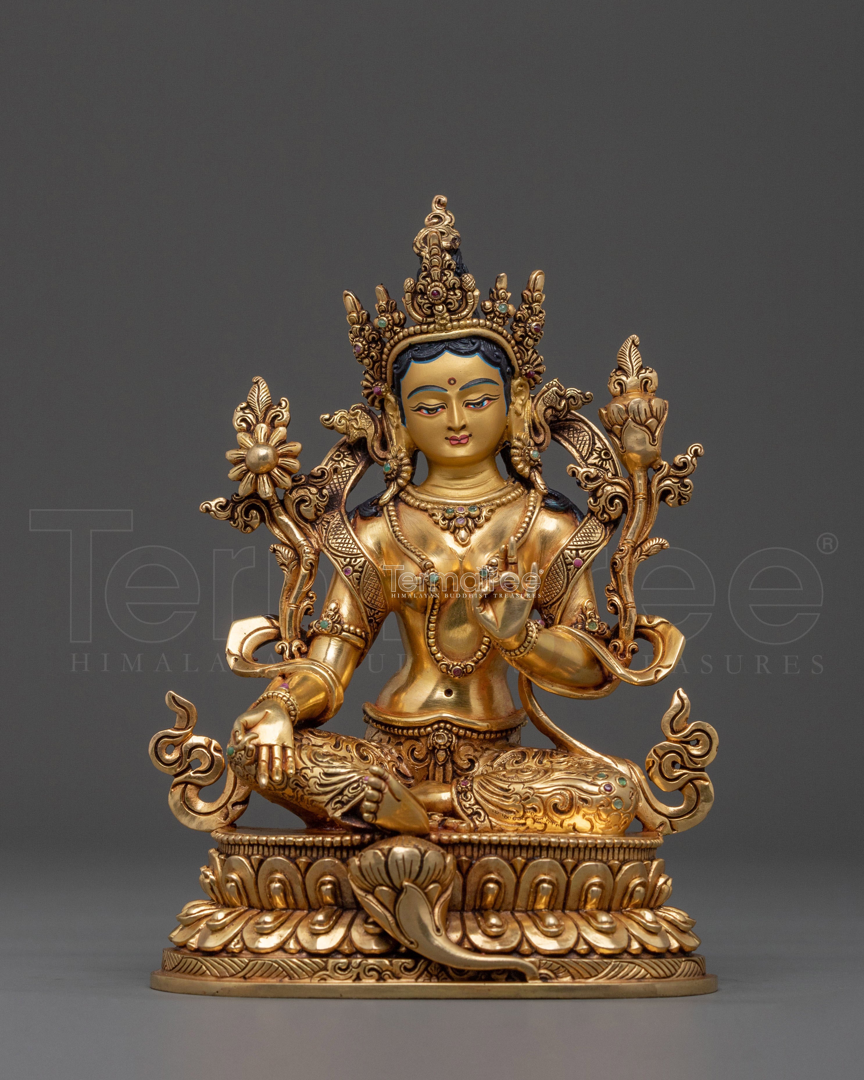 Green Tara Statue