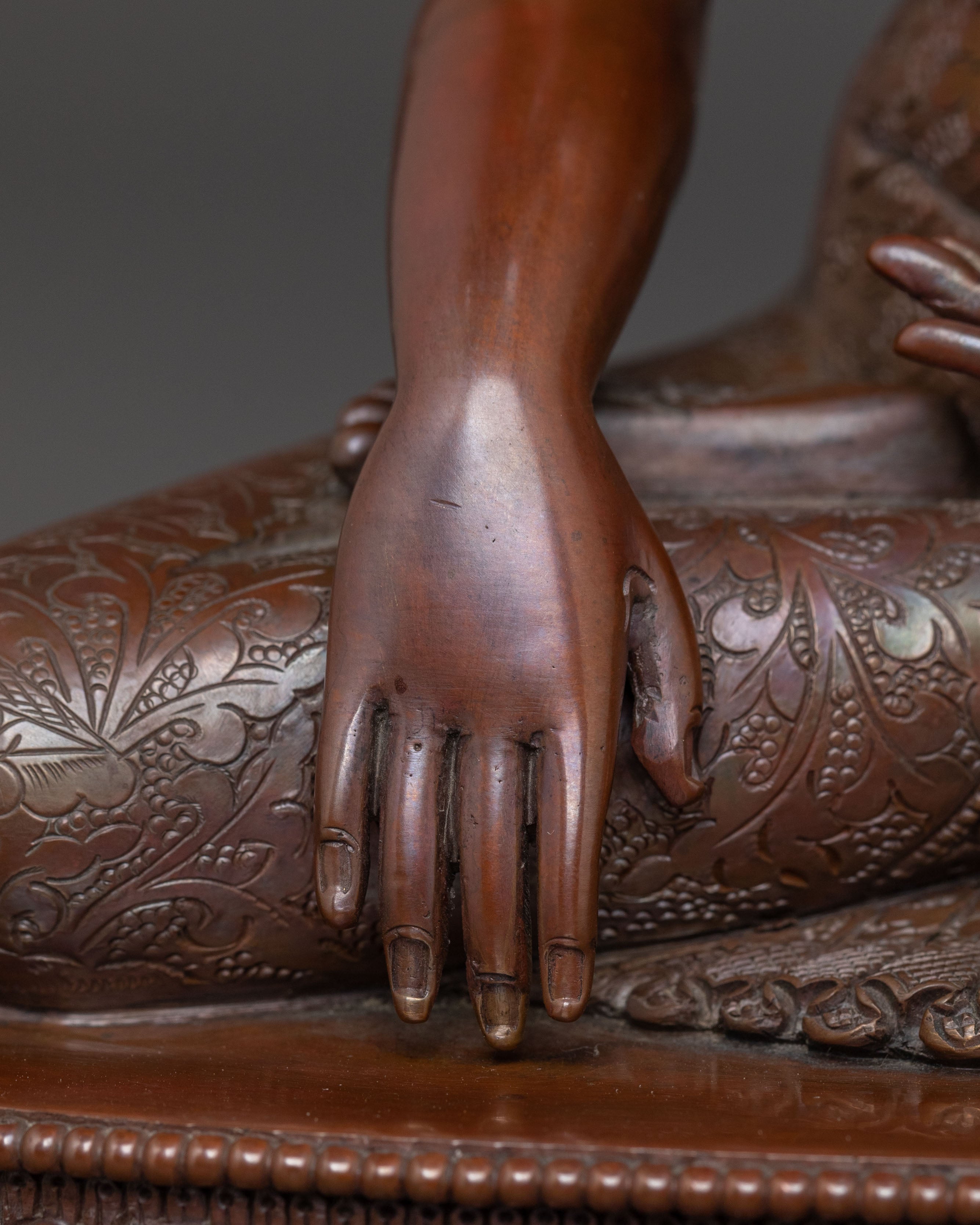 Shakyamuni Buddha Statue with Crown | Blessing Statue