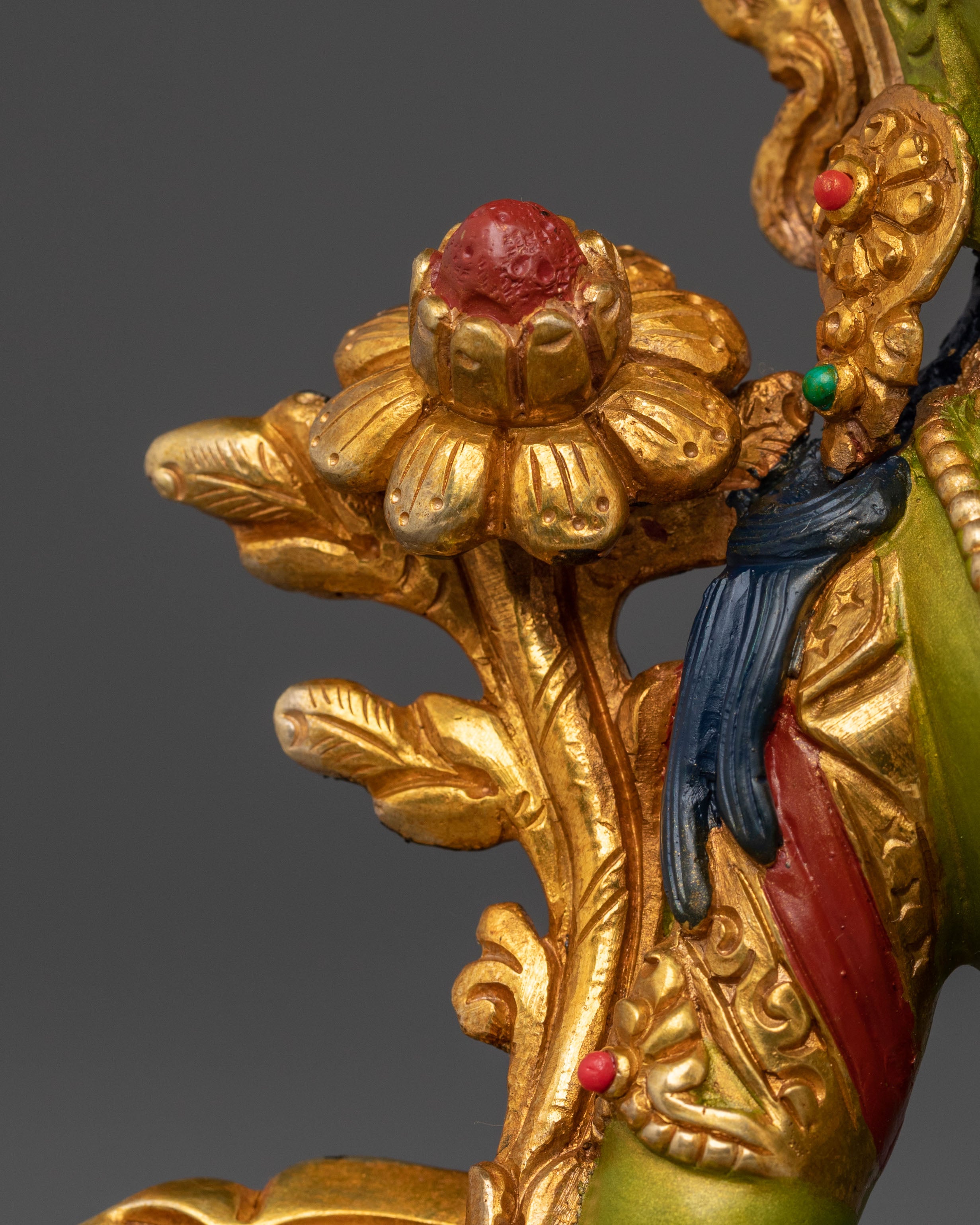 Protector Goddess: Green Tara Sculpture