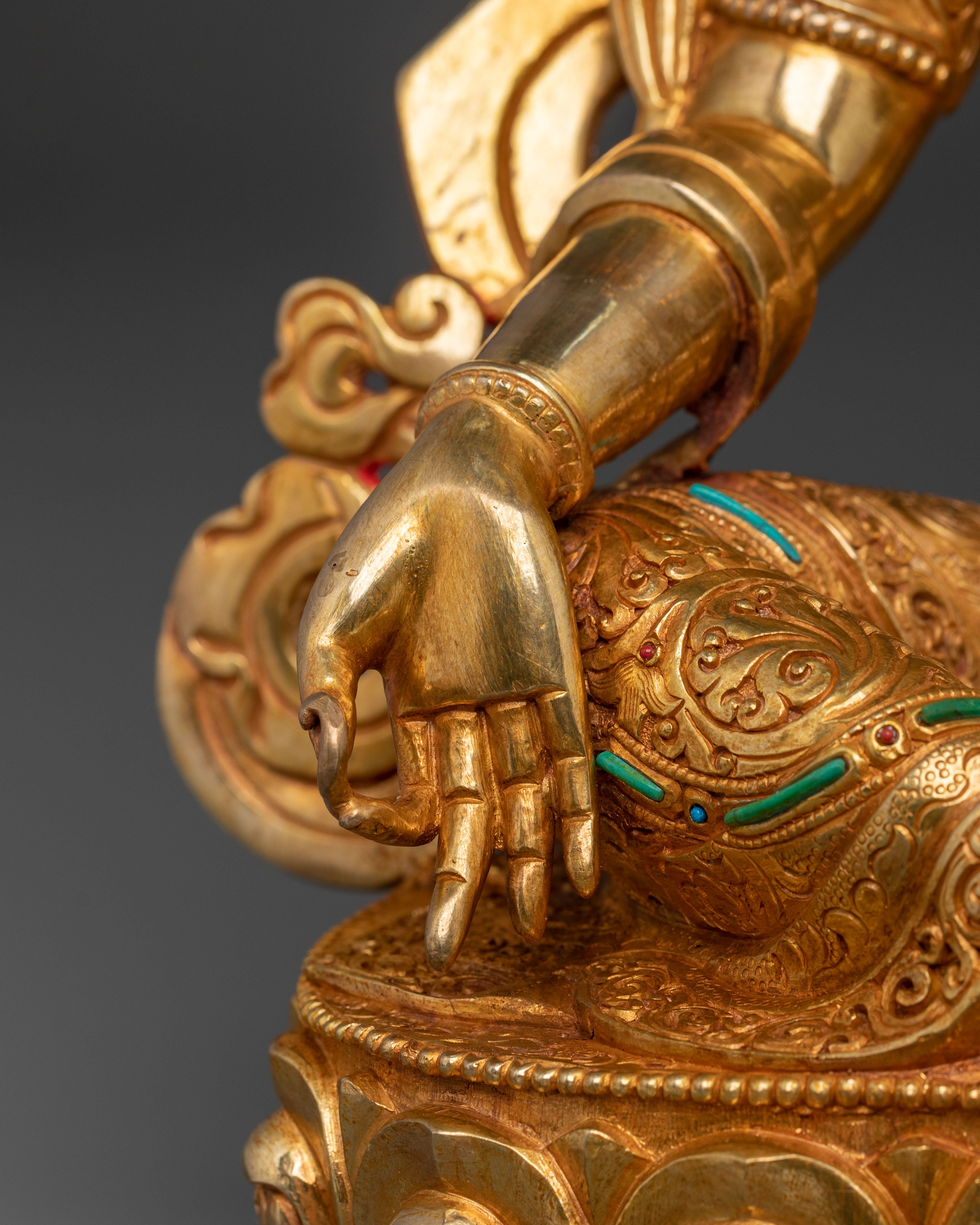 Green Tara Serene Buddhist Deity Statue | Symbol of Compassion