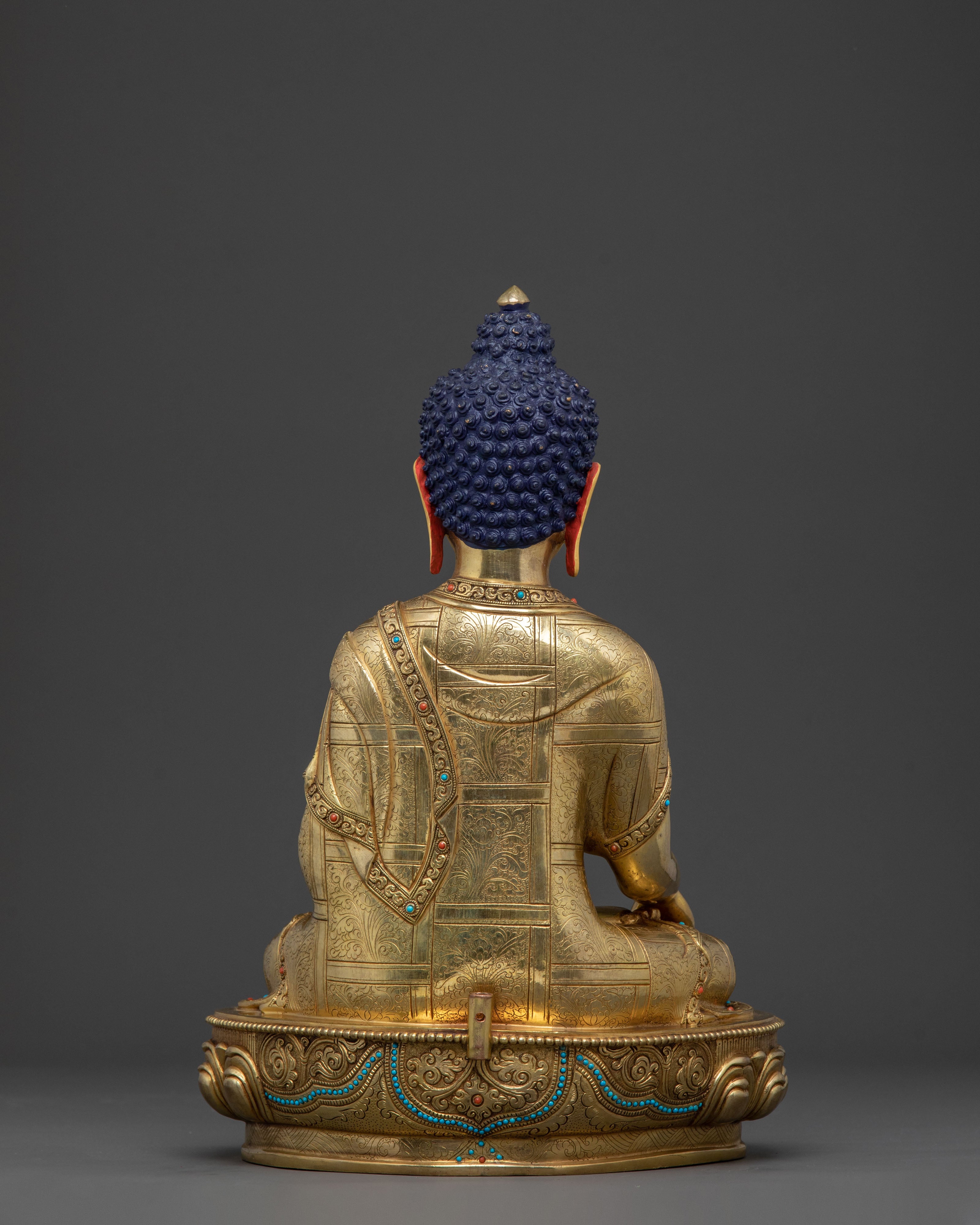 Handmade Shakyamuni Buddha Himalayan Statue