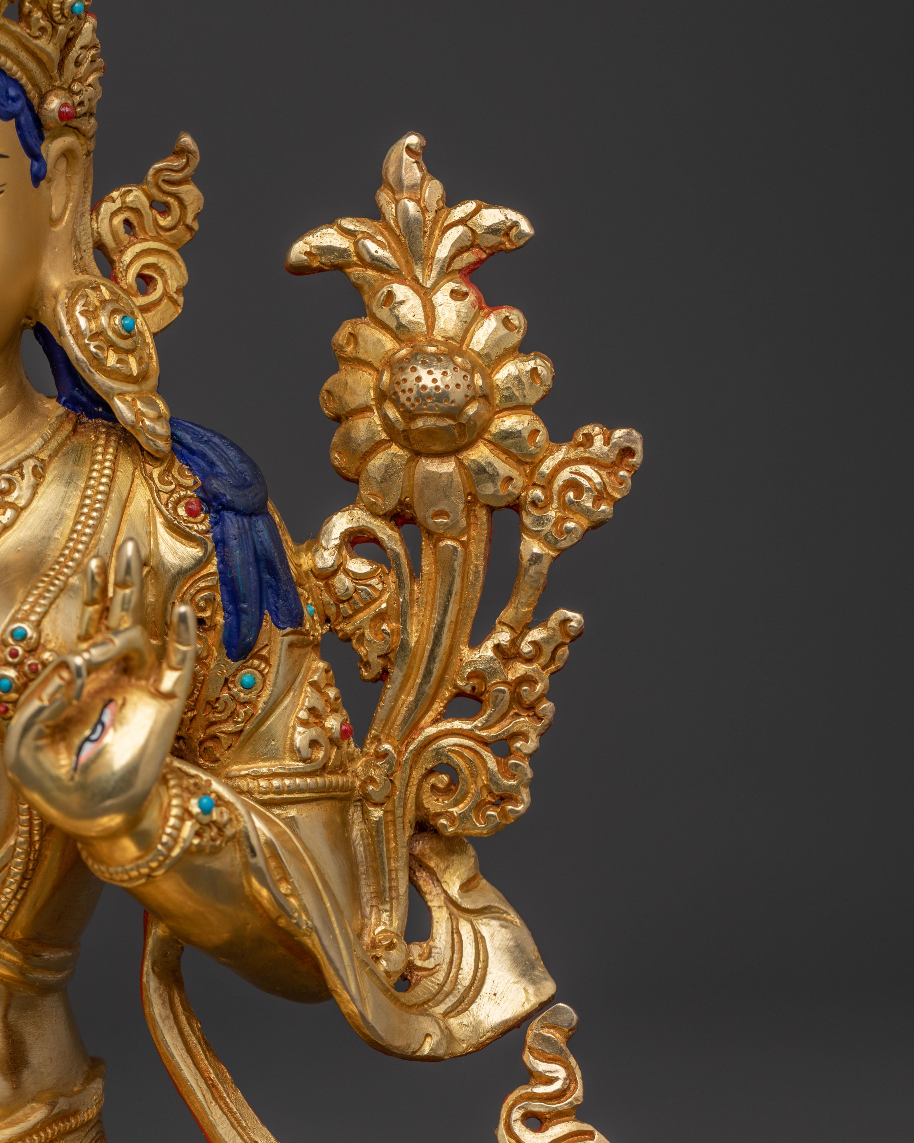 Goddess White Tara Statue | Meditation Figure