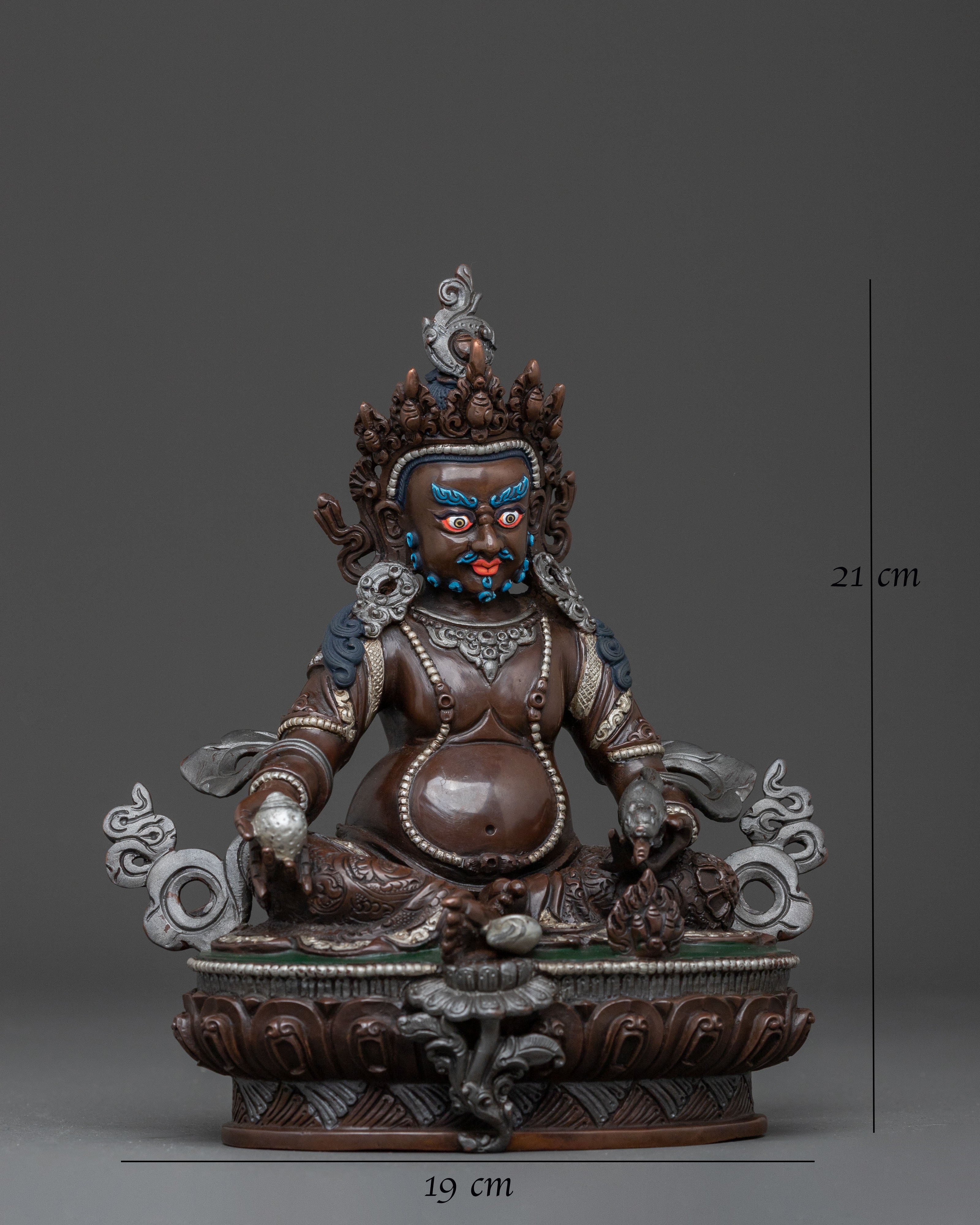 Buddhist Wealth God Dzambhala Statue | Spiritual Decor