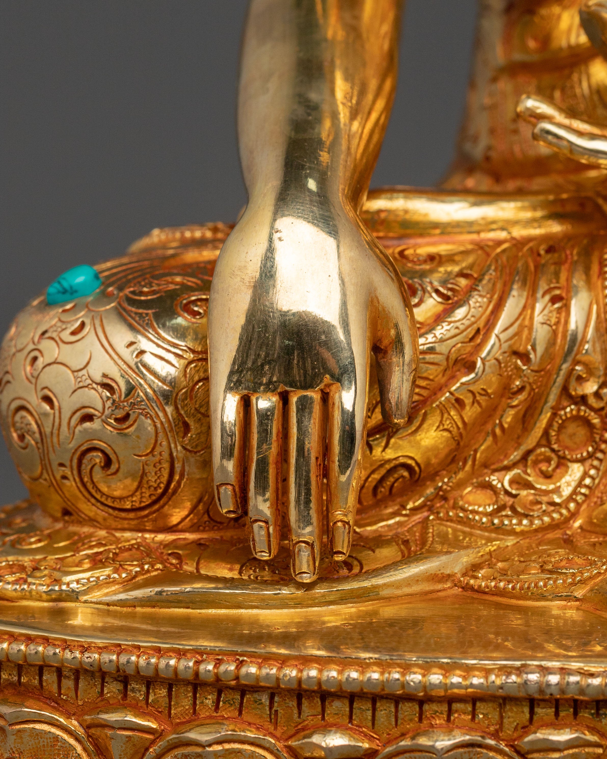 Handmade Shakyamuni Buddha Sculpture | Sacred Figurine