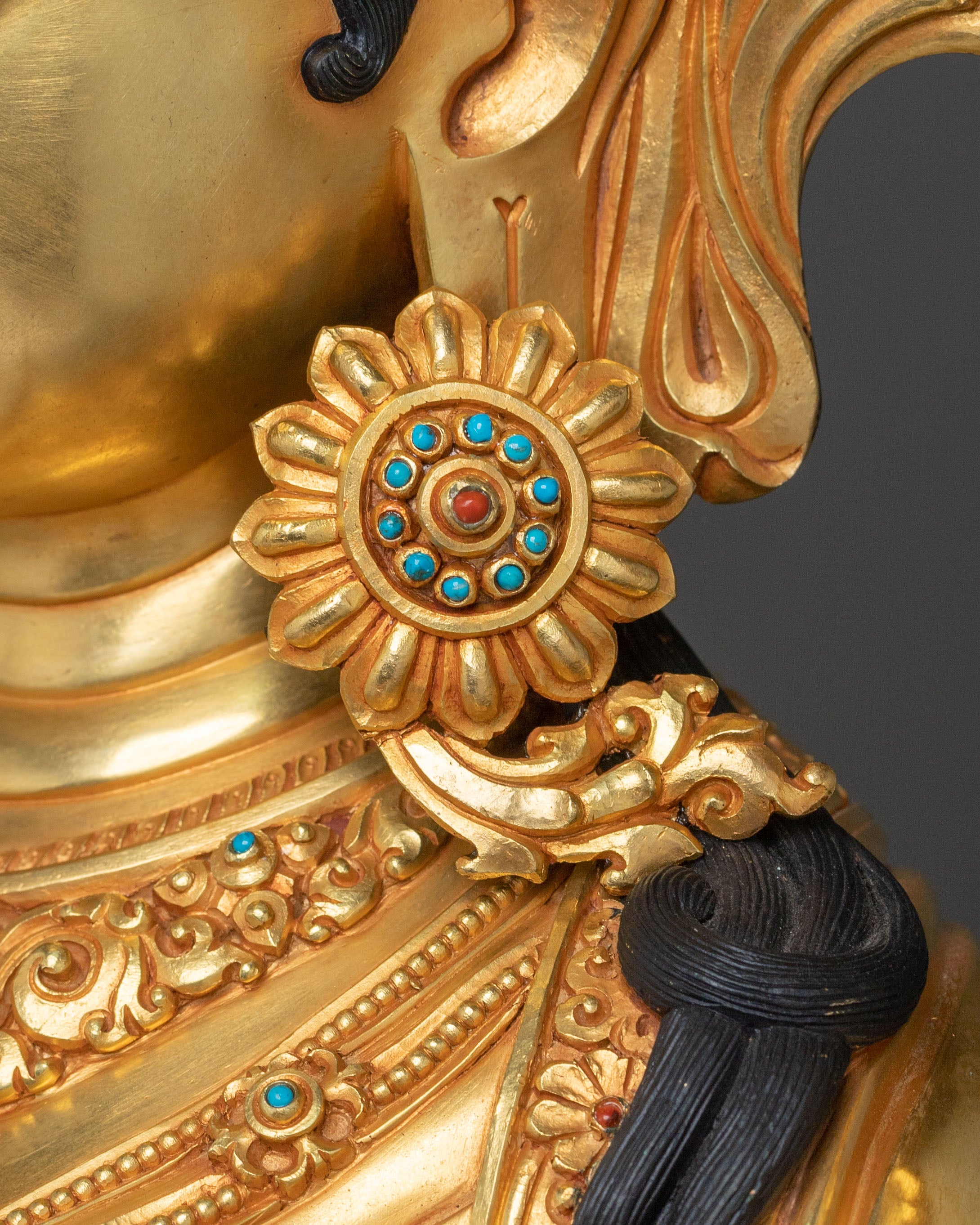 Handmade Green Tara Sculpture | Sacred Goddess