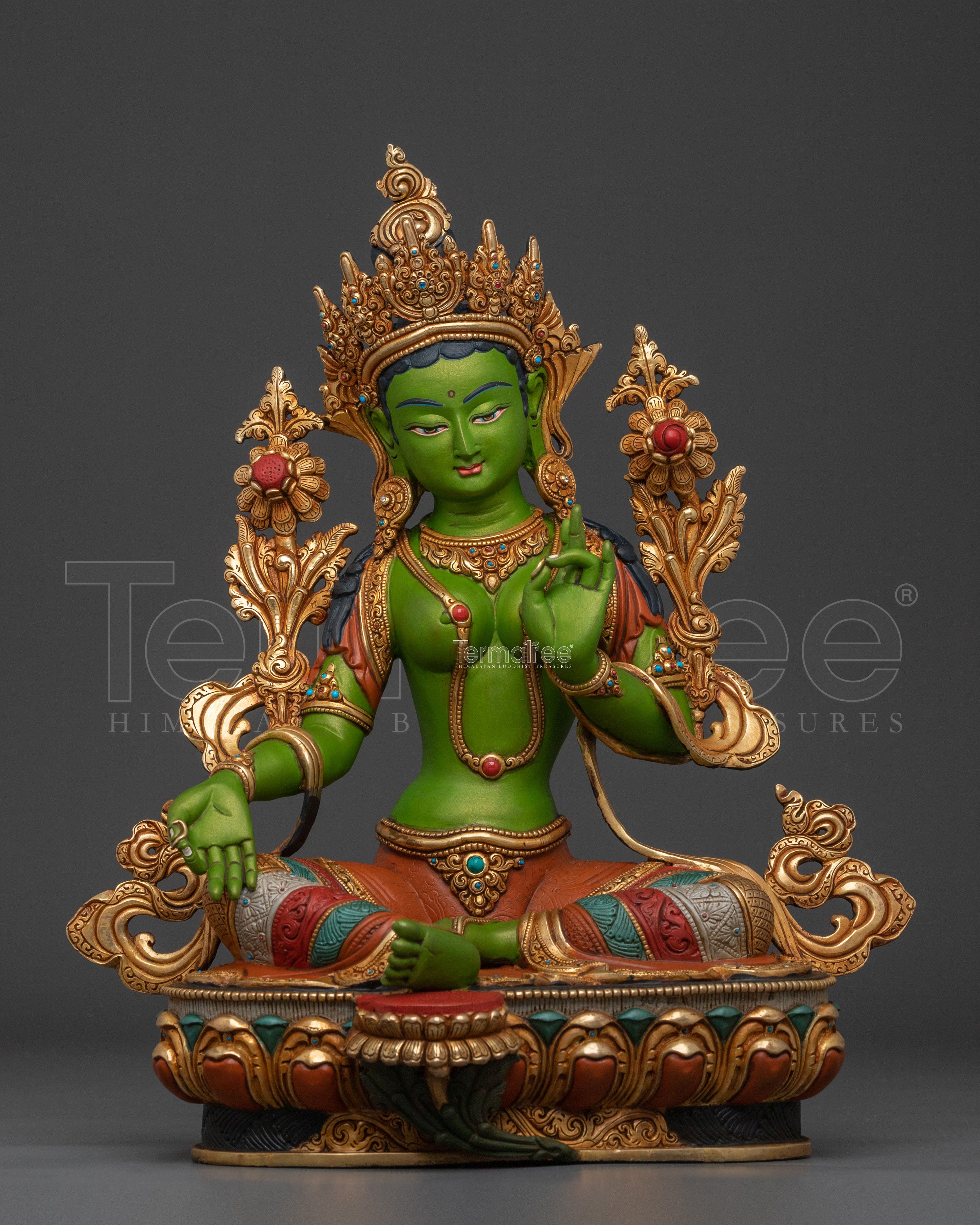 Green Tara Statue