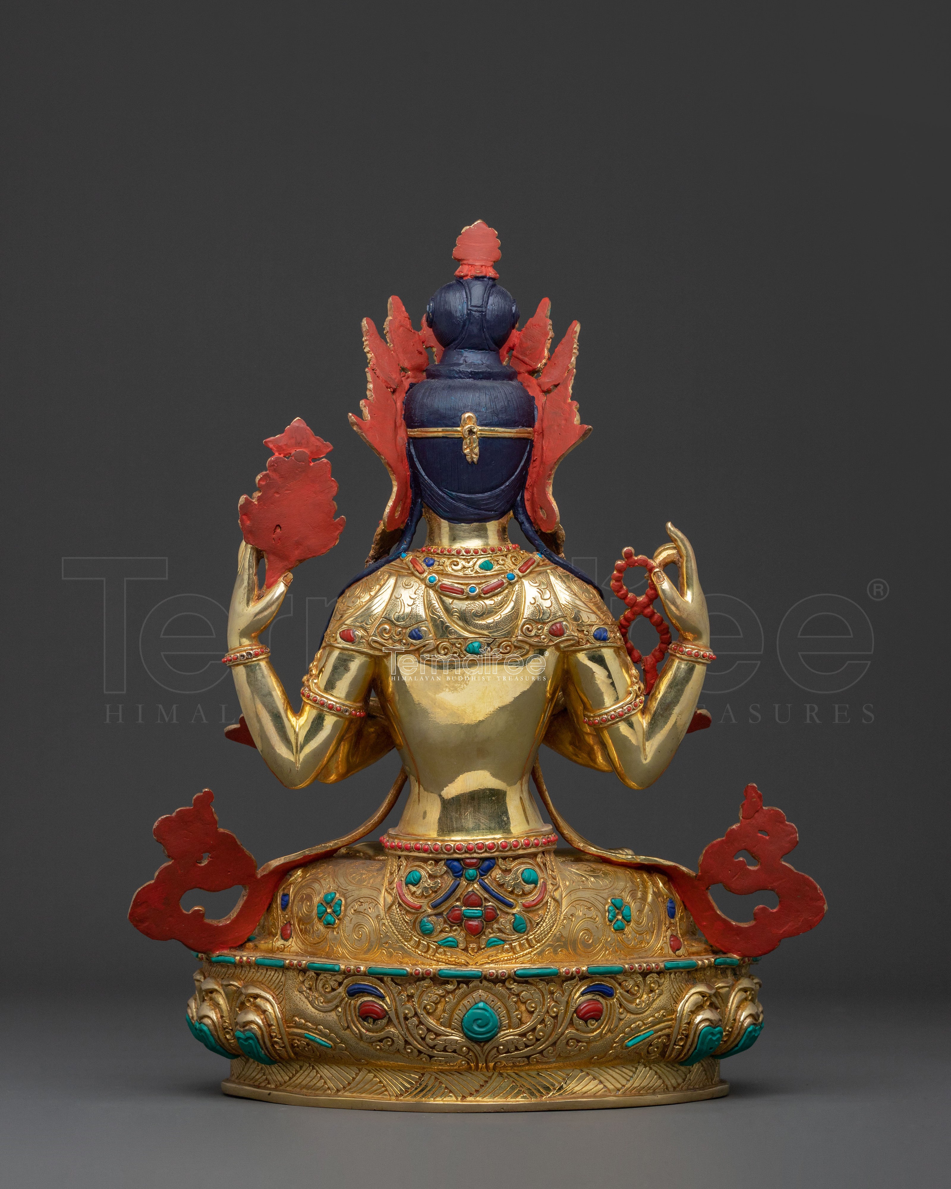 Four-Arms Chenrezig Compassion Statue | Sacred Icon