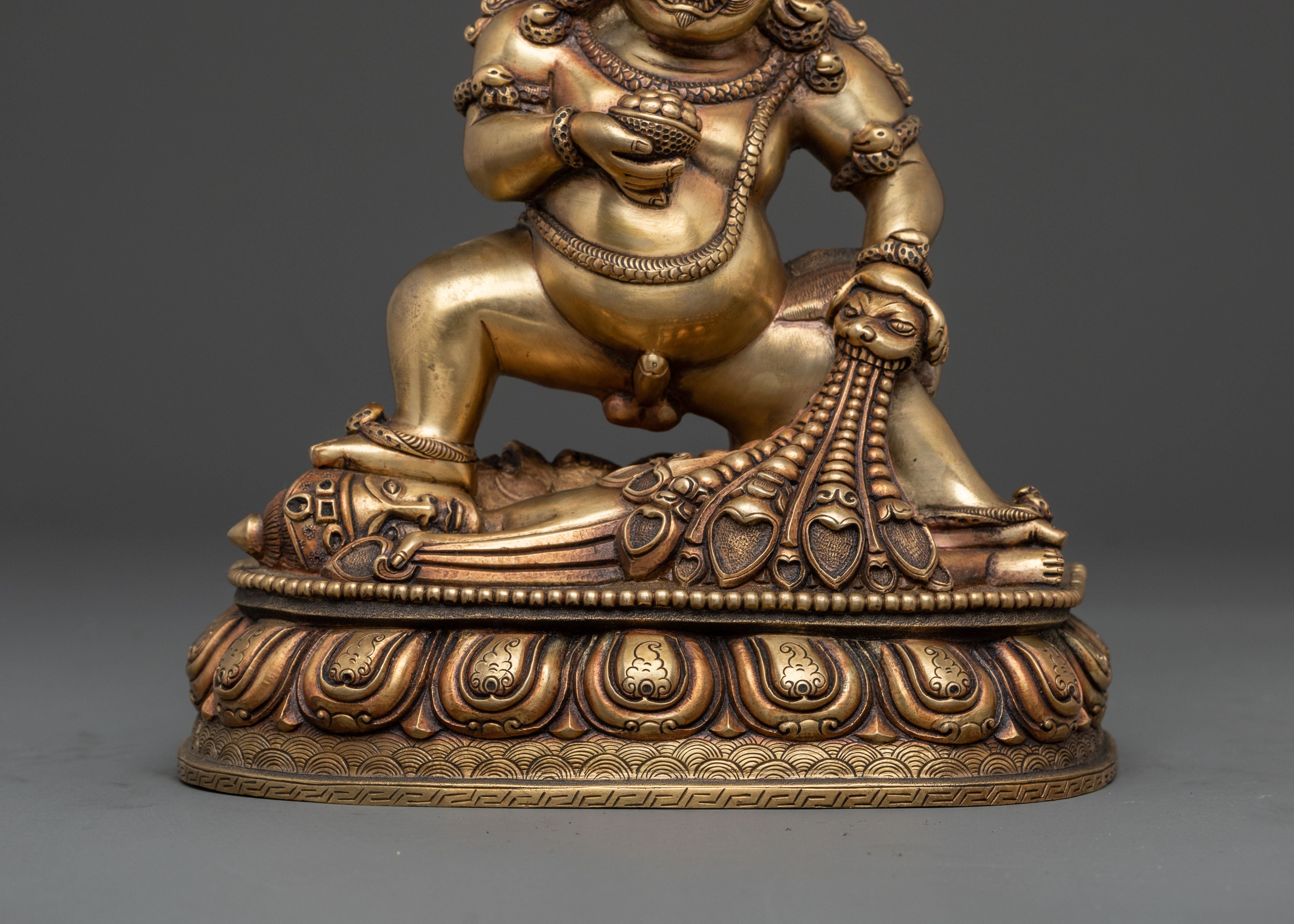Black Dzambhala Spiritual Statue | Prosperity Guardian
