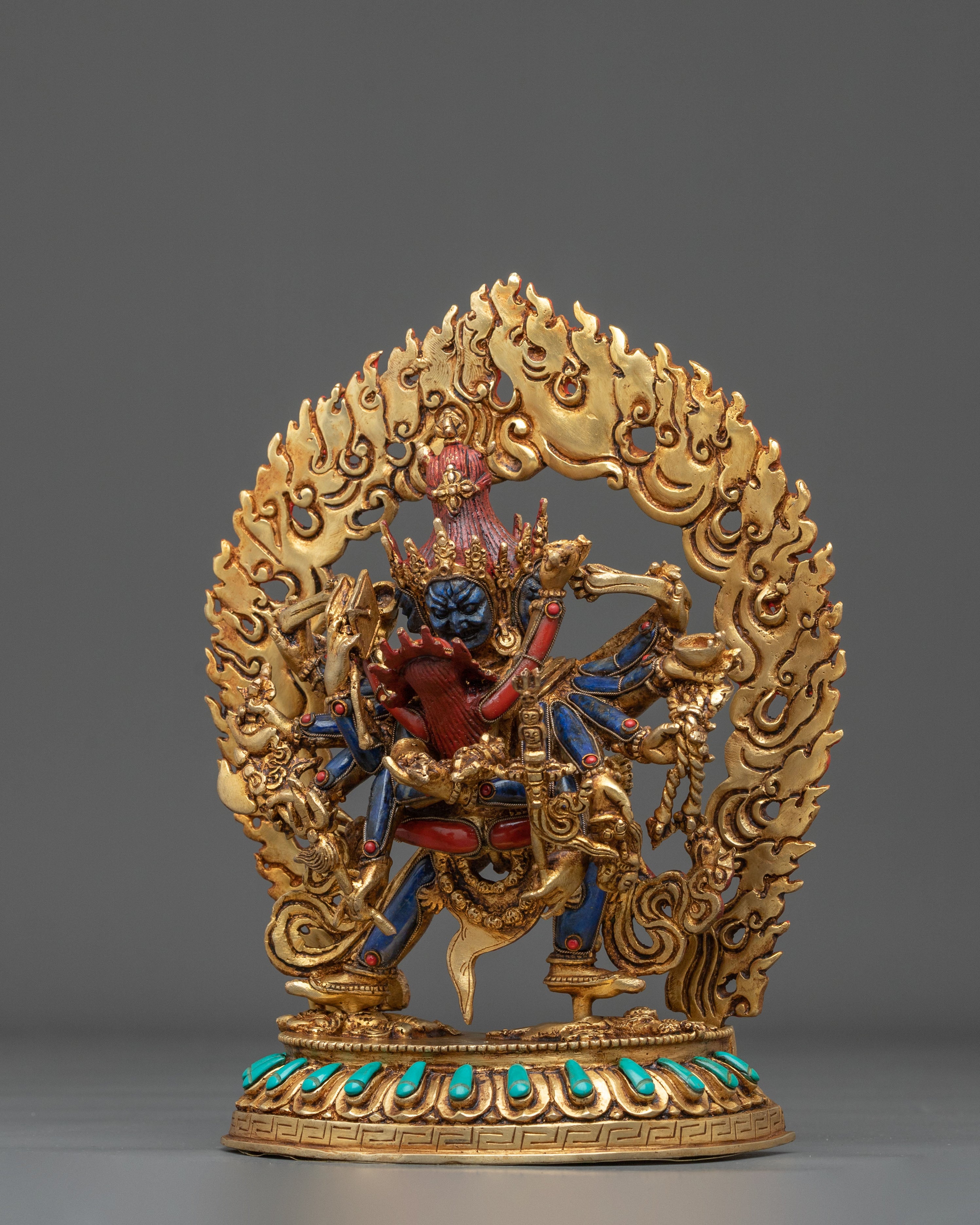 Chakrasamvara Spiritual Sculpture | Tantric Deity of Enlightened Union