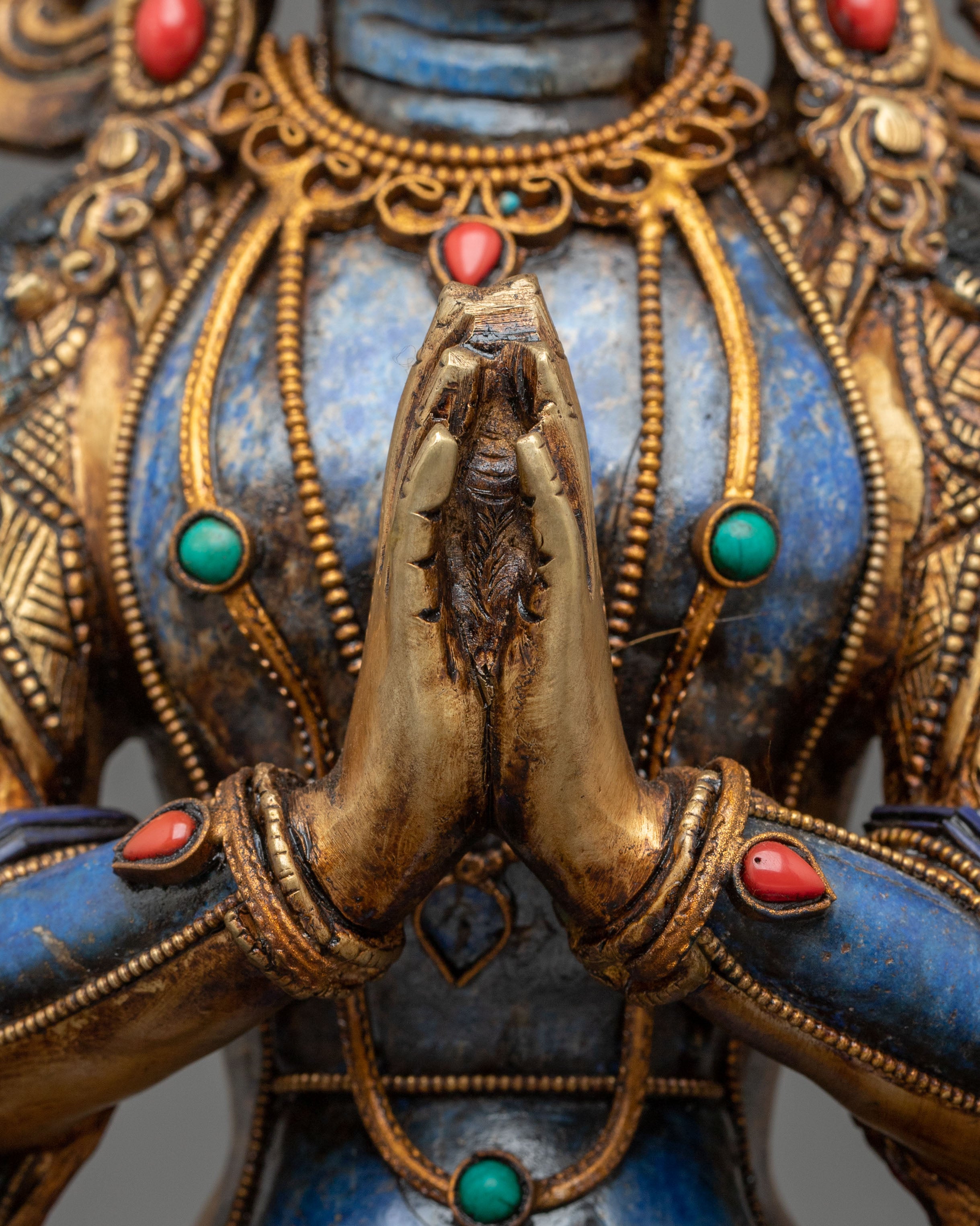 Four-Armed Chenrezig Sculpture | Divine Serenity