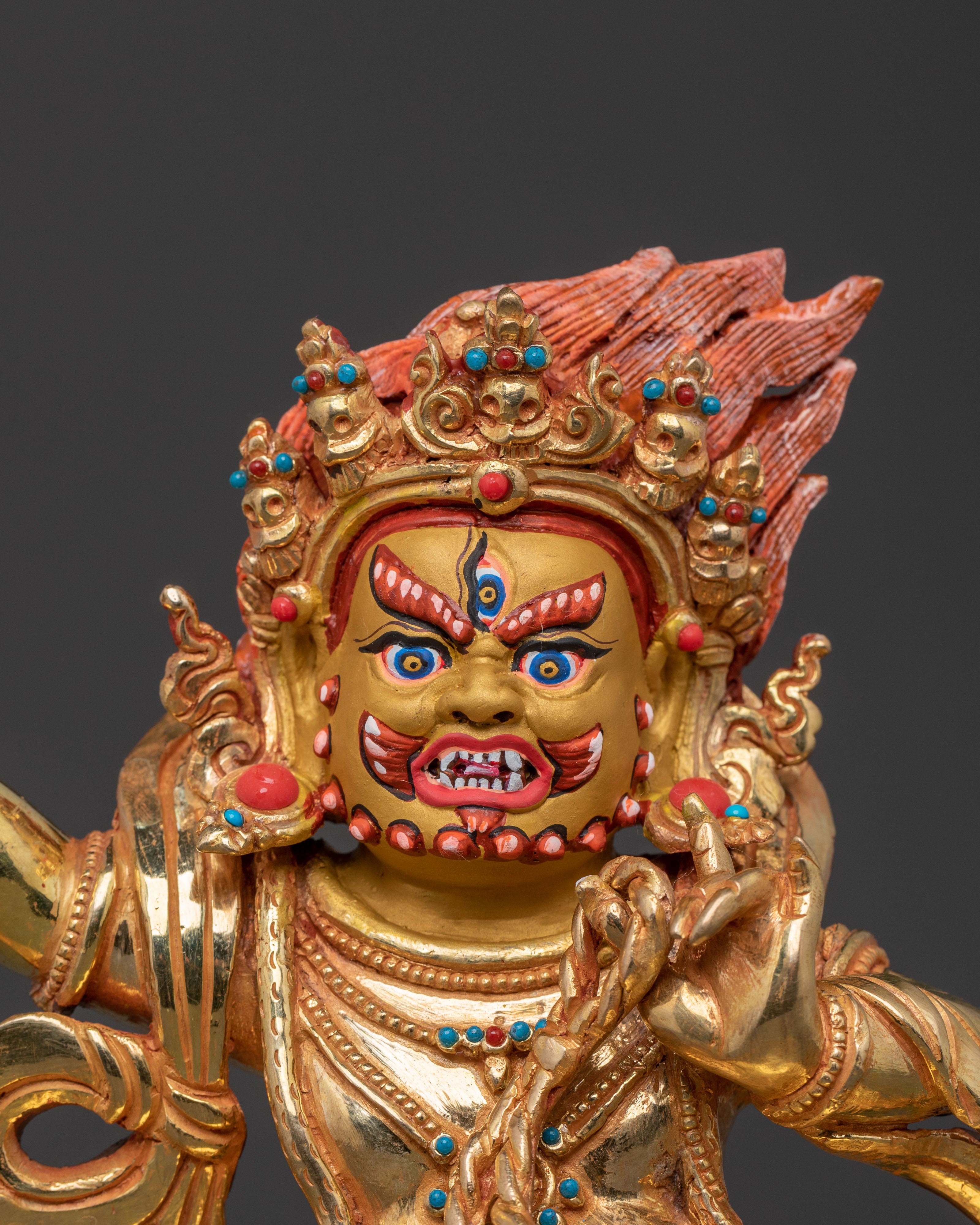 Handcrafted Vajrapani Traditional Statue for Rituals
