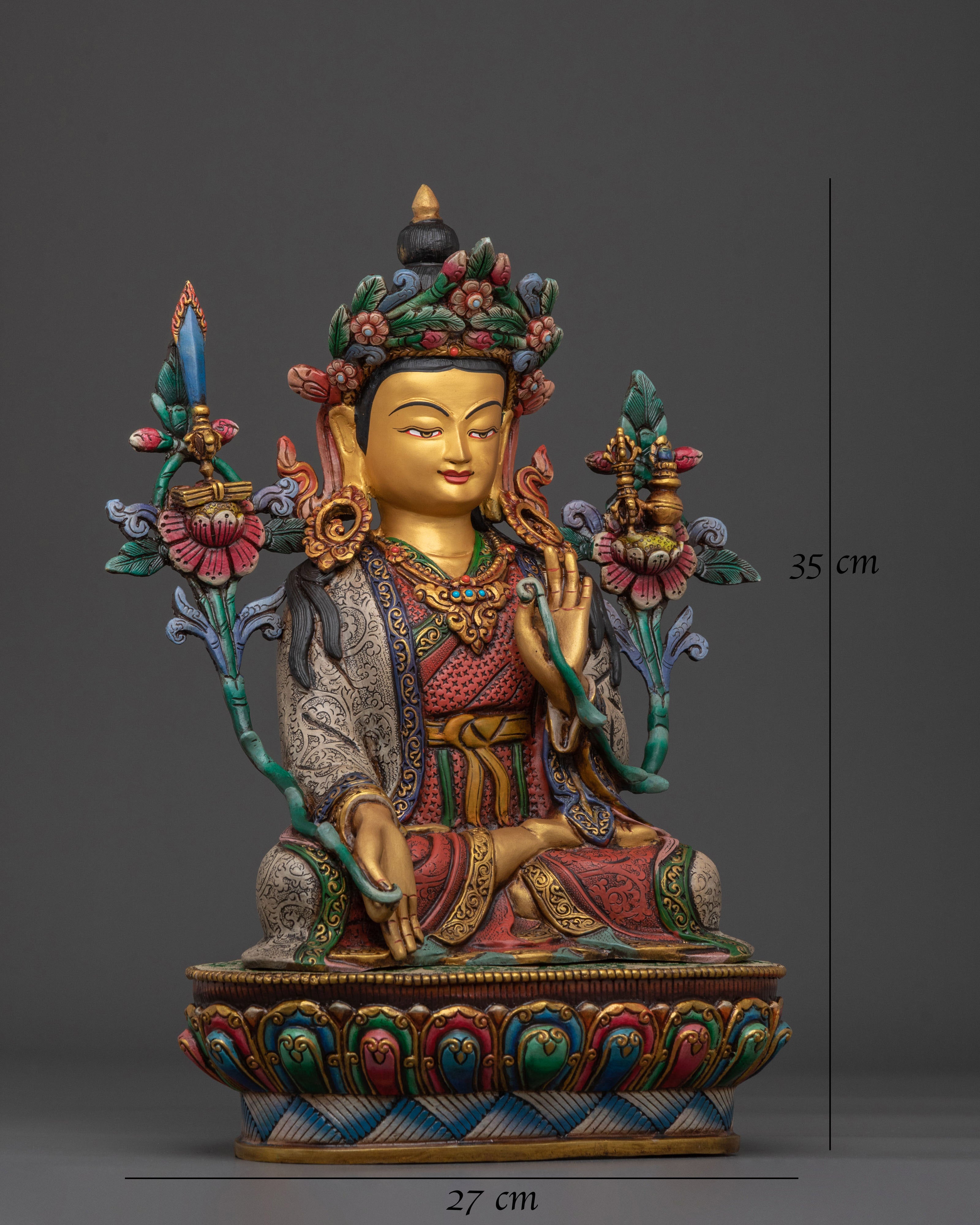 Tibetan Medicine Buddhist Master Statue Set | Home Decor
